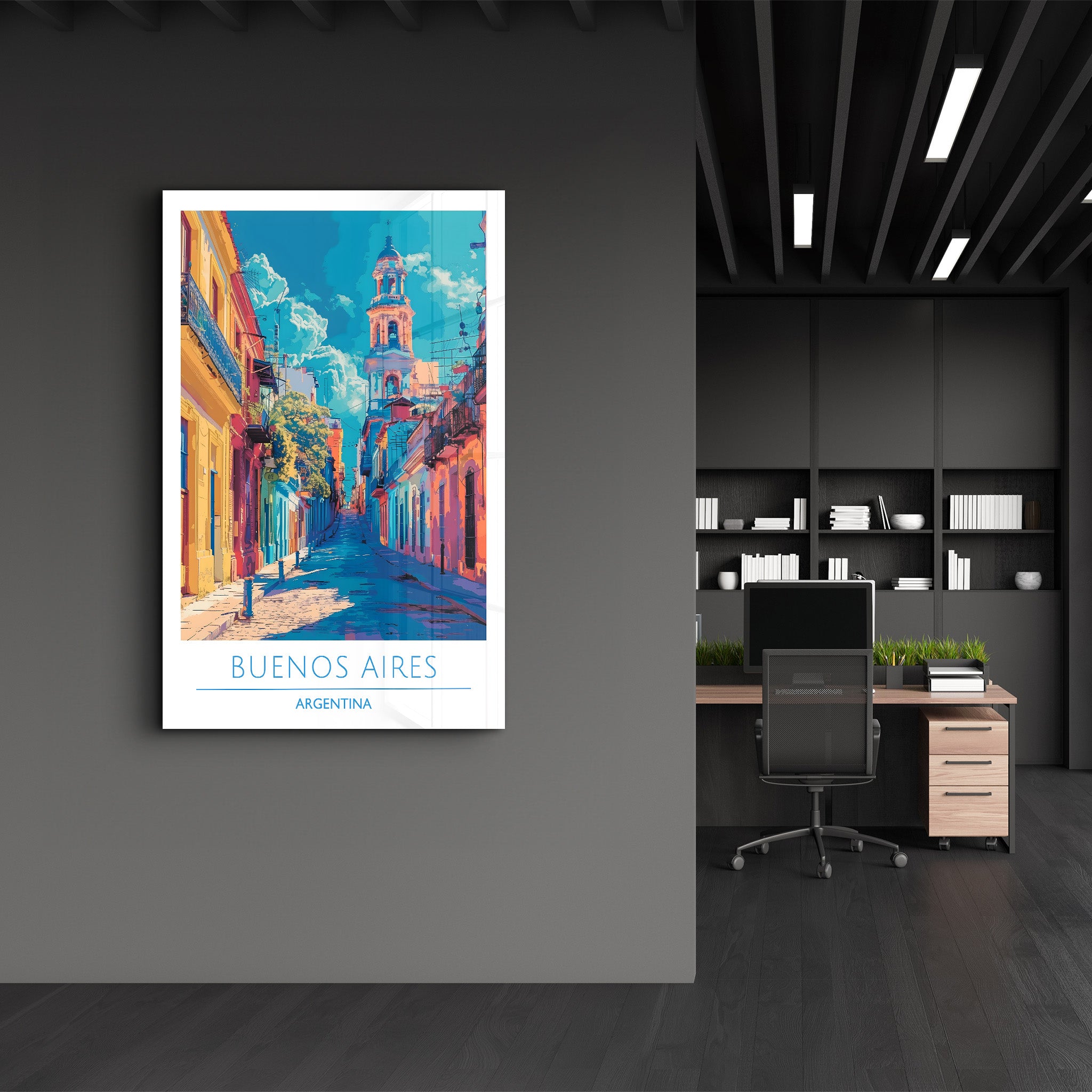 Buenos Aires Argentina-Travel Posters | Glass Wall Art