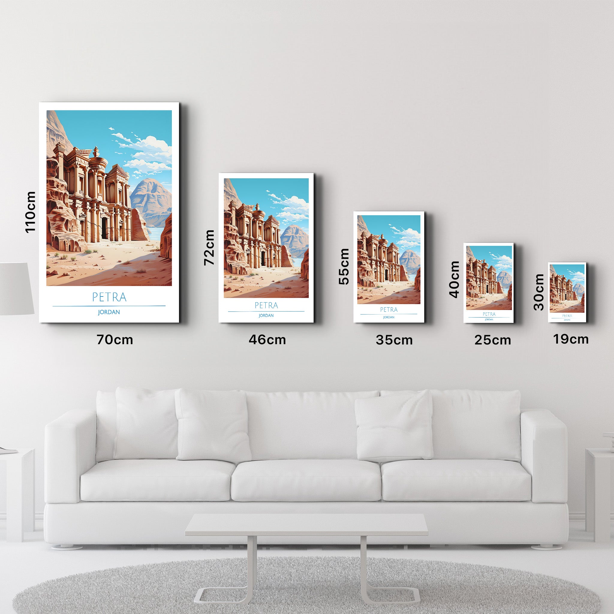 Petra Jordan-Affiches de voyage | Art mural en verre