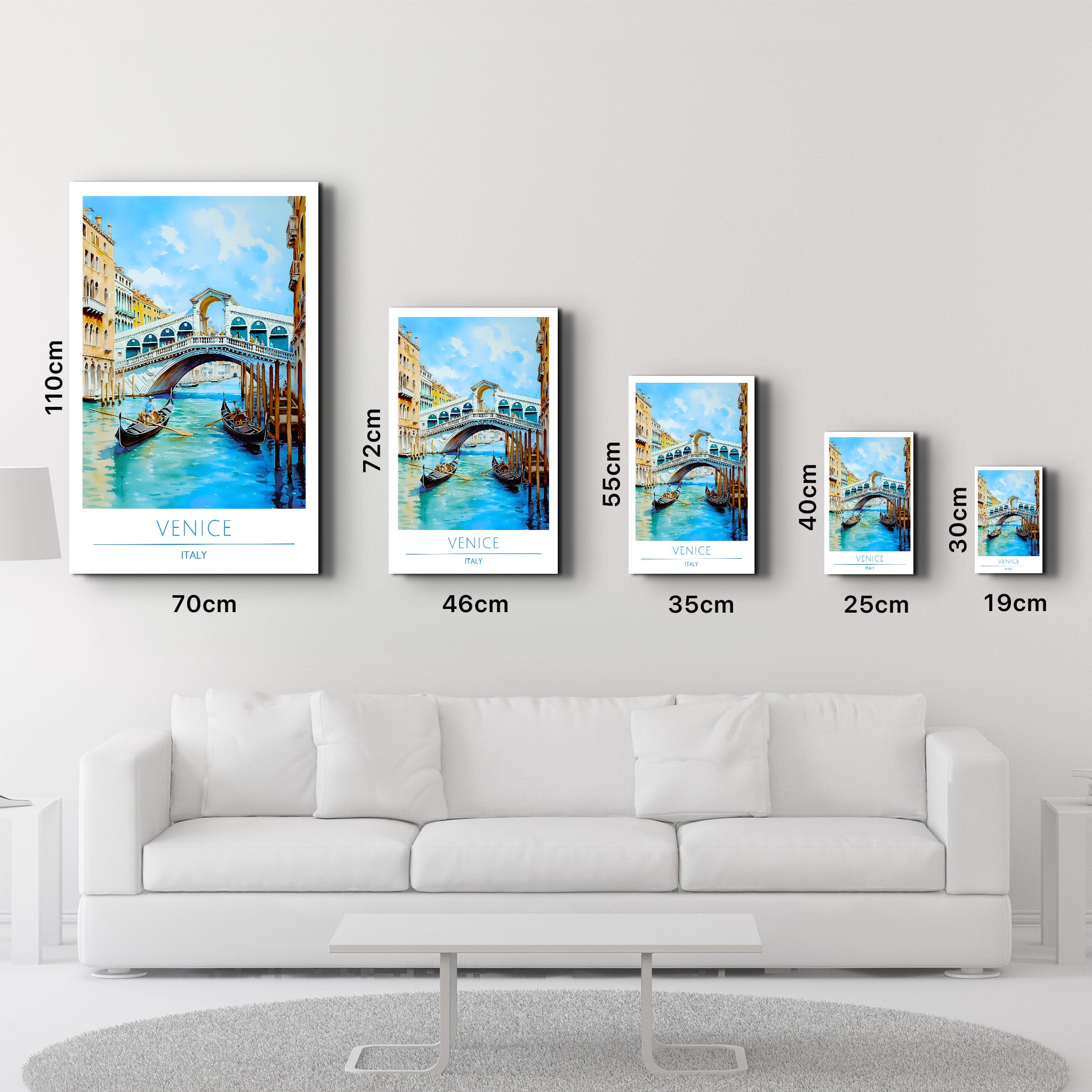 Venice Italy-Travel Posters | Glass Wall Art