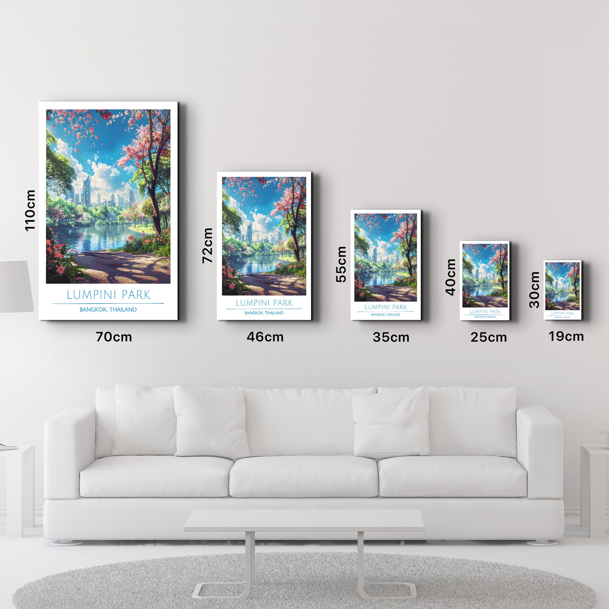 Lumpini Park-Bangkok Thailand-Travel Posters | Glass Wall Art