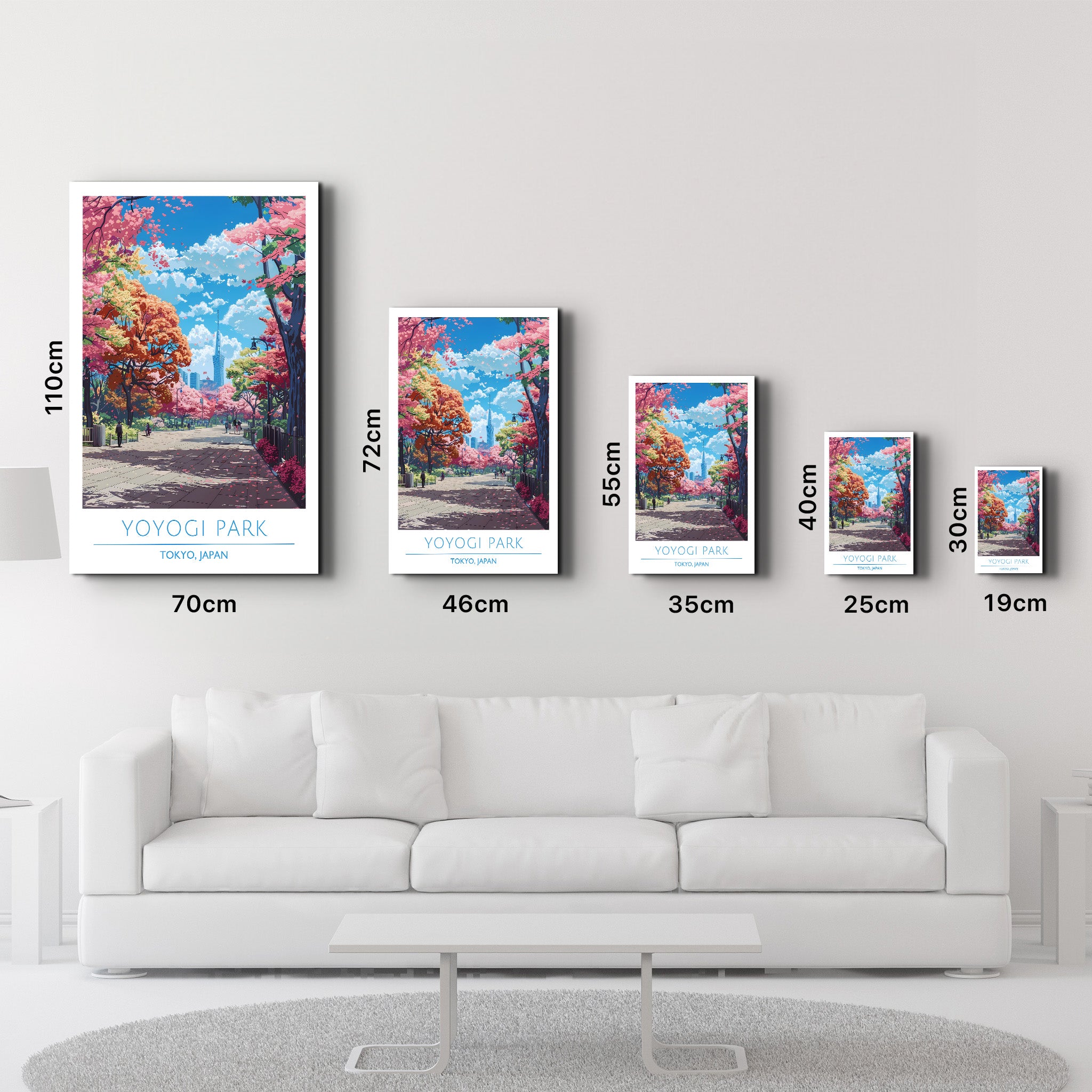 Yoyogi Park-Tokyo Japan-Travel Posters | Glass Wall Art