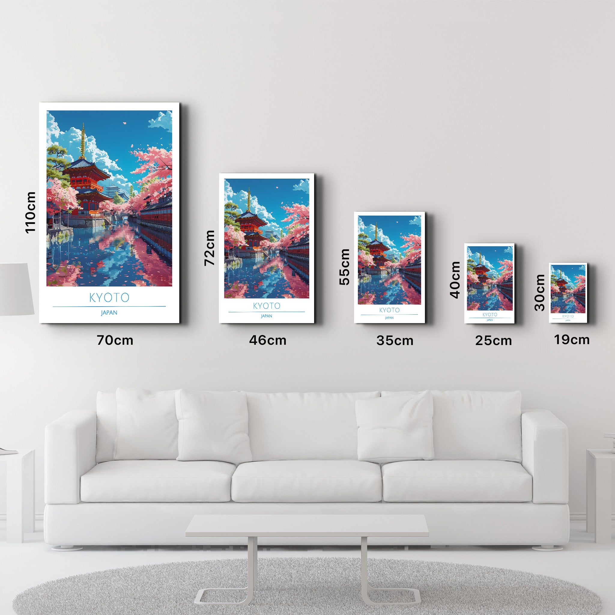 Kyoto Japan-Travel Posters | Glass Wall Art