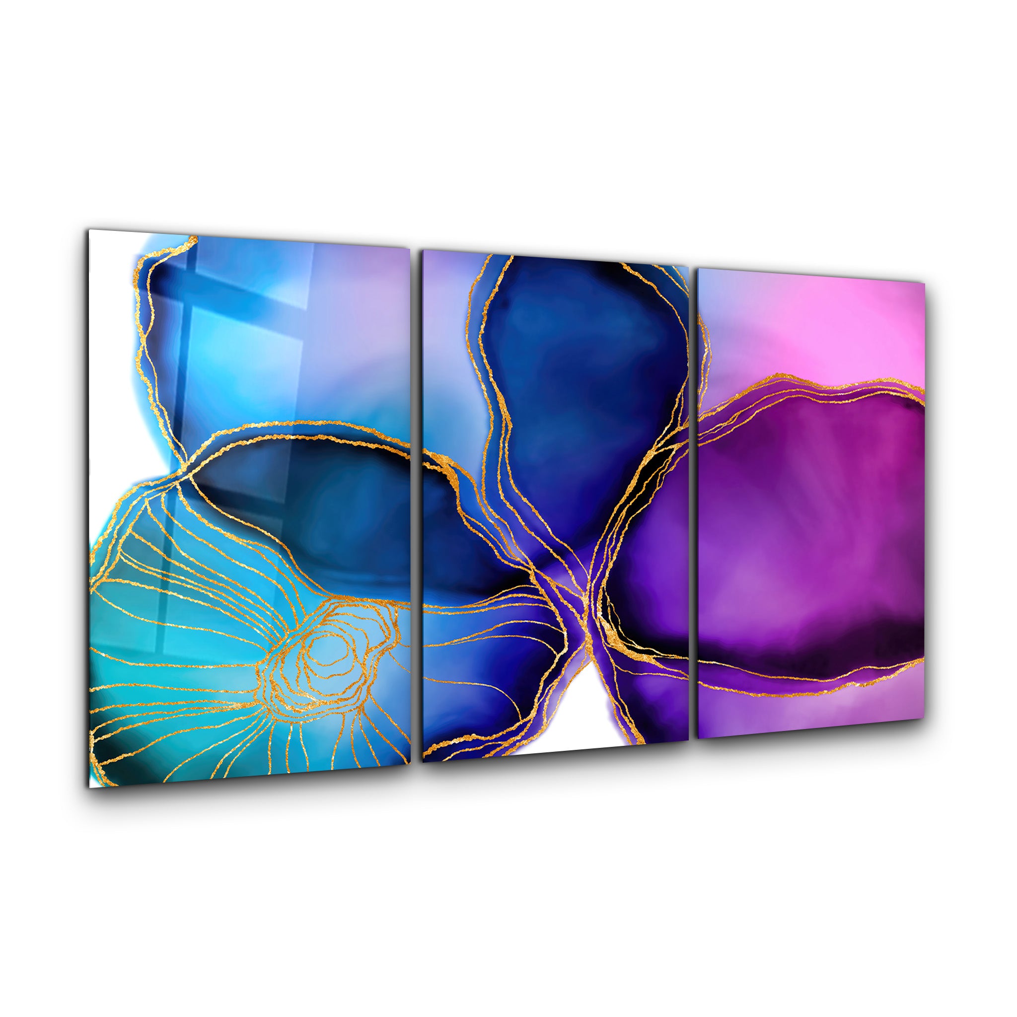 ・Violetta - Trio"・Glass Wall Art