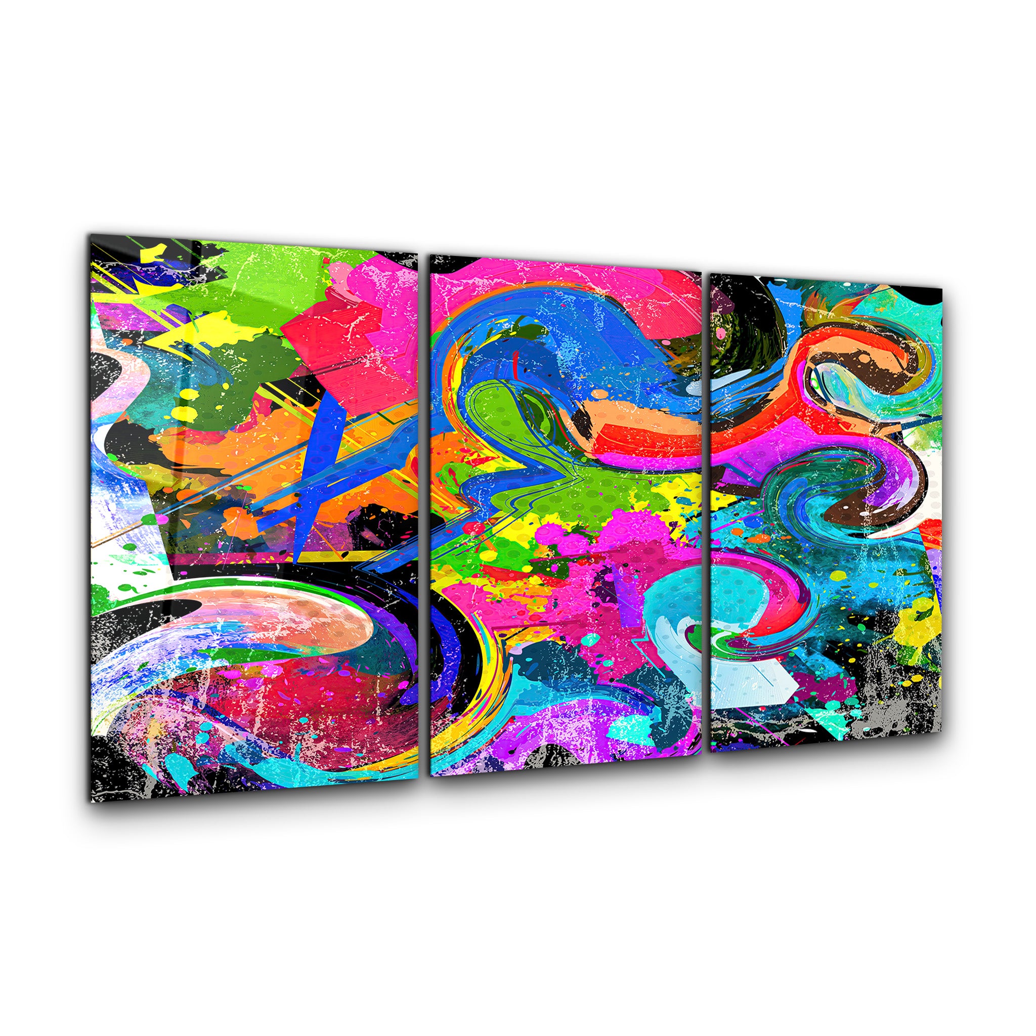 ・"ColorMix - Trio"・Art mural en verre