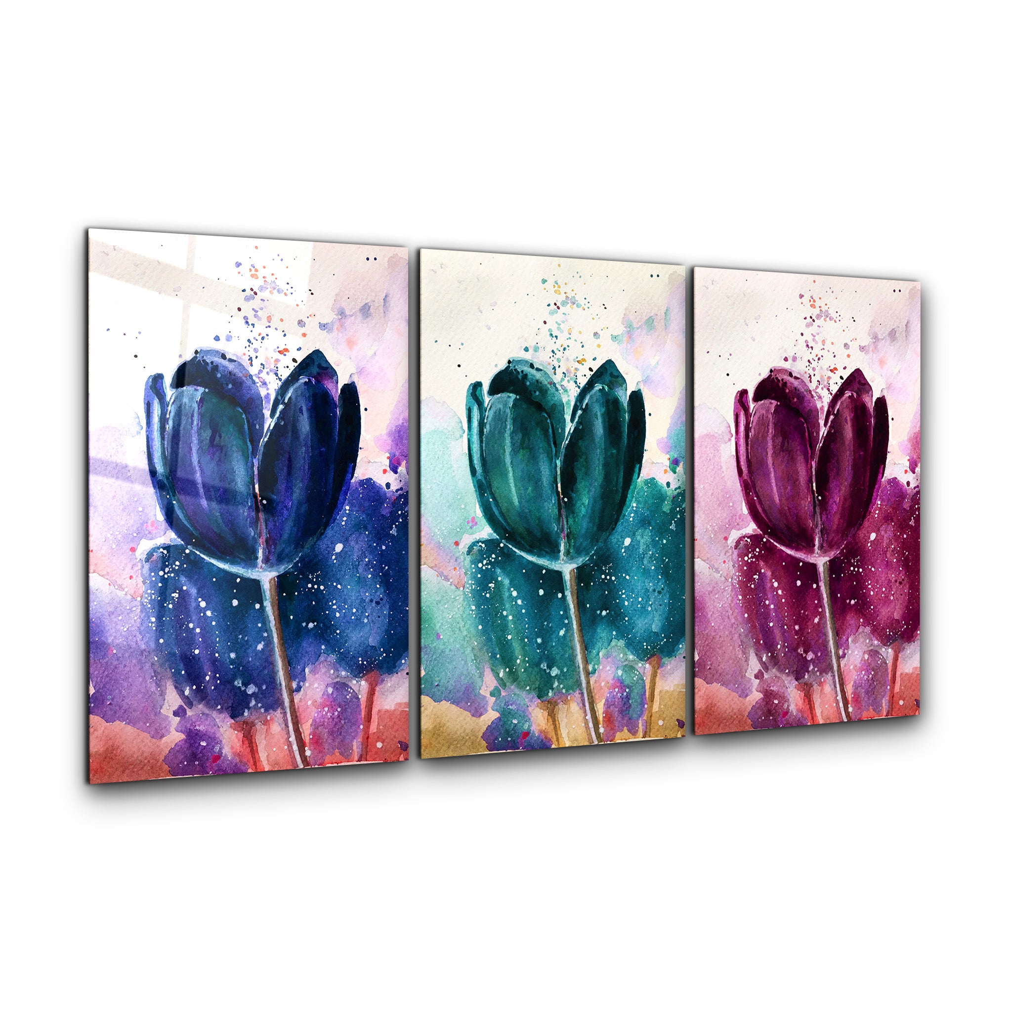 ・"Tulpen - Trio"・<tc>Glasbild</tc>