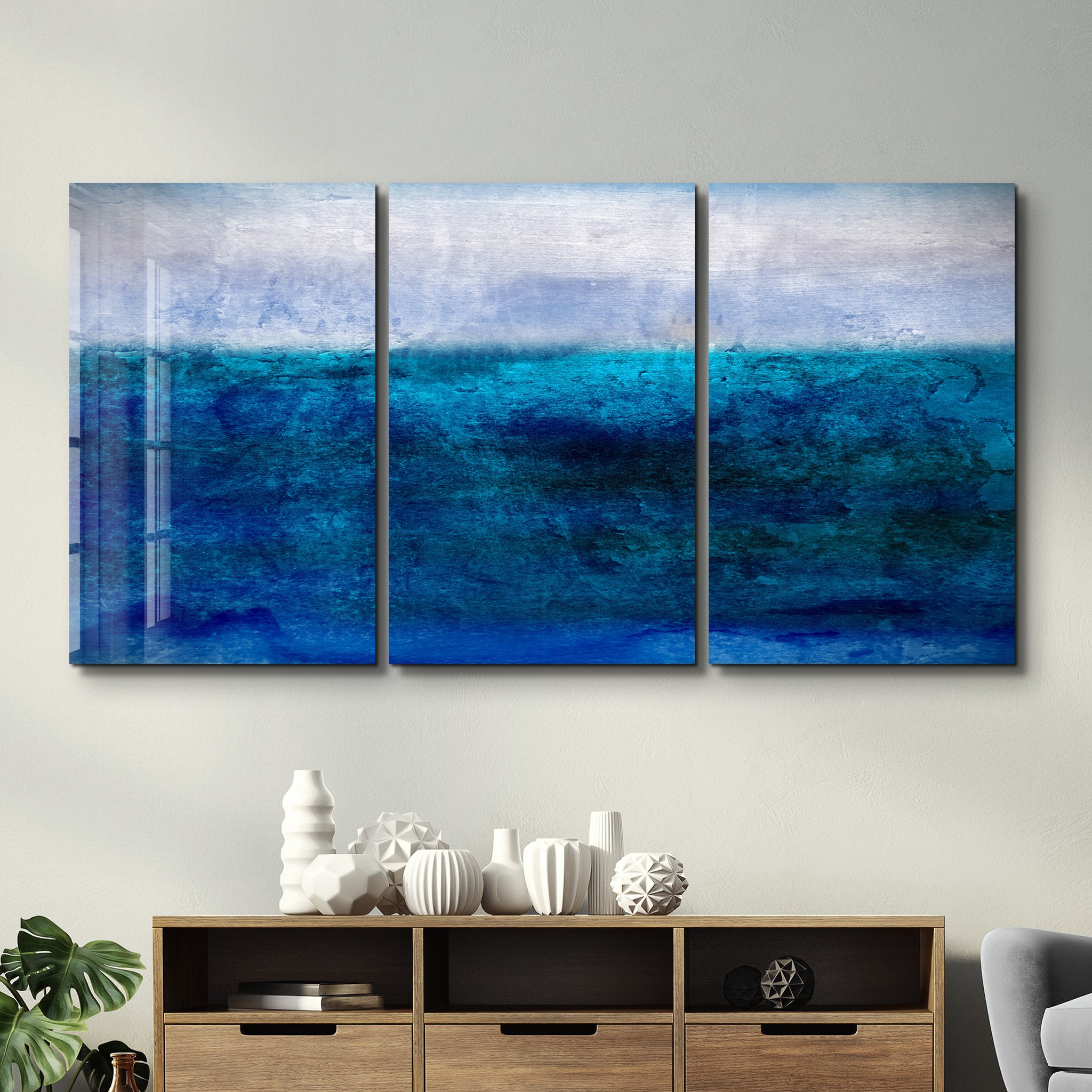 ・„Blurry Sea – Trio“・<tc>Glasbild</tc>