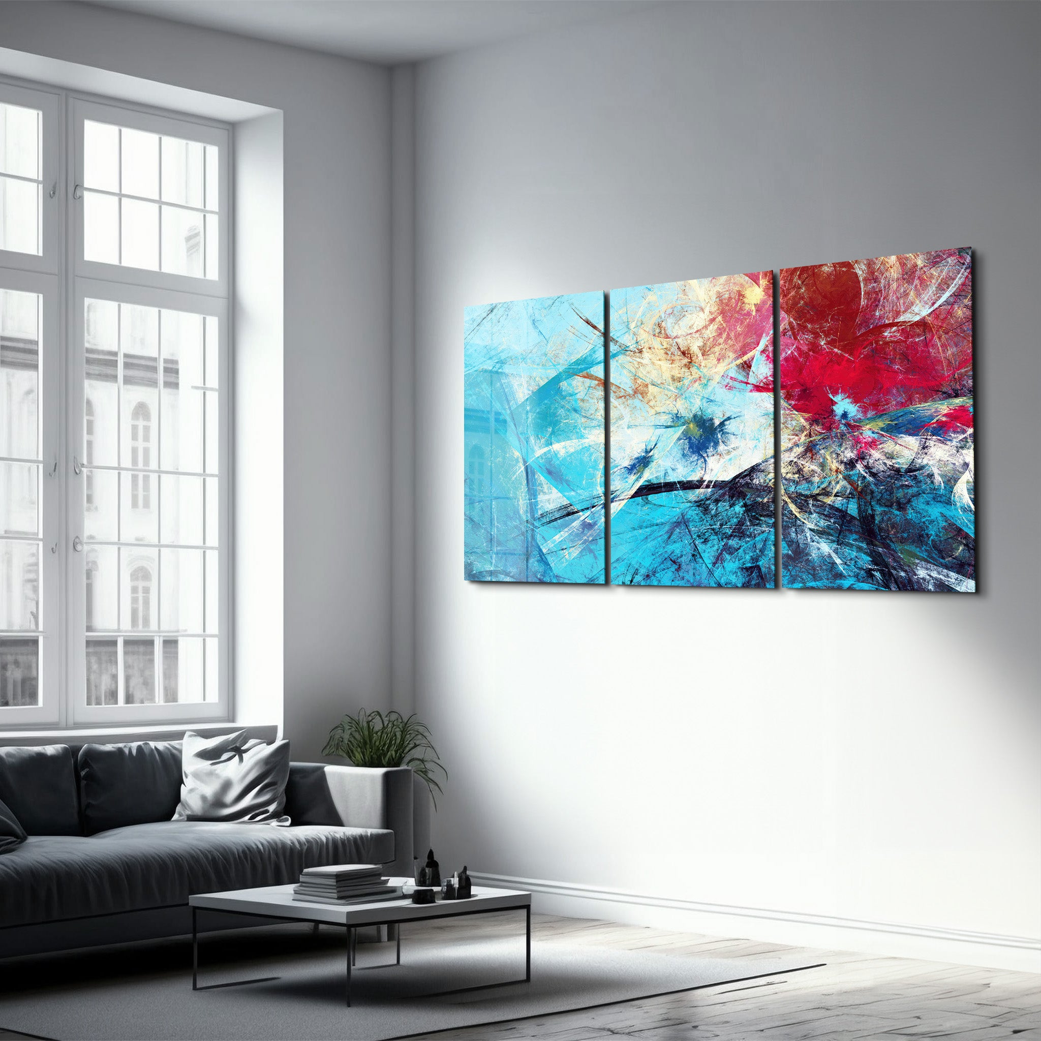 ・„Sea Reflection – Trio“・<tc>Glasbild</tc>