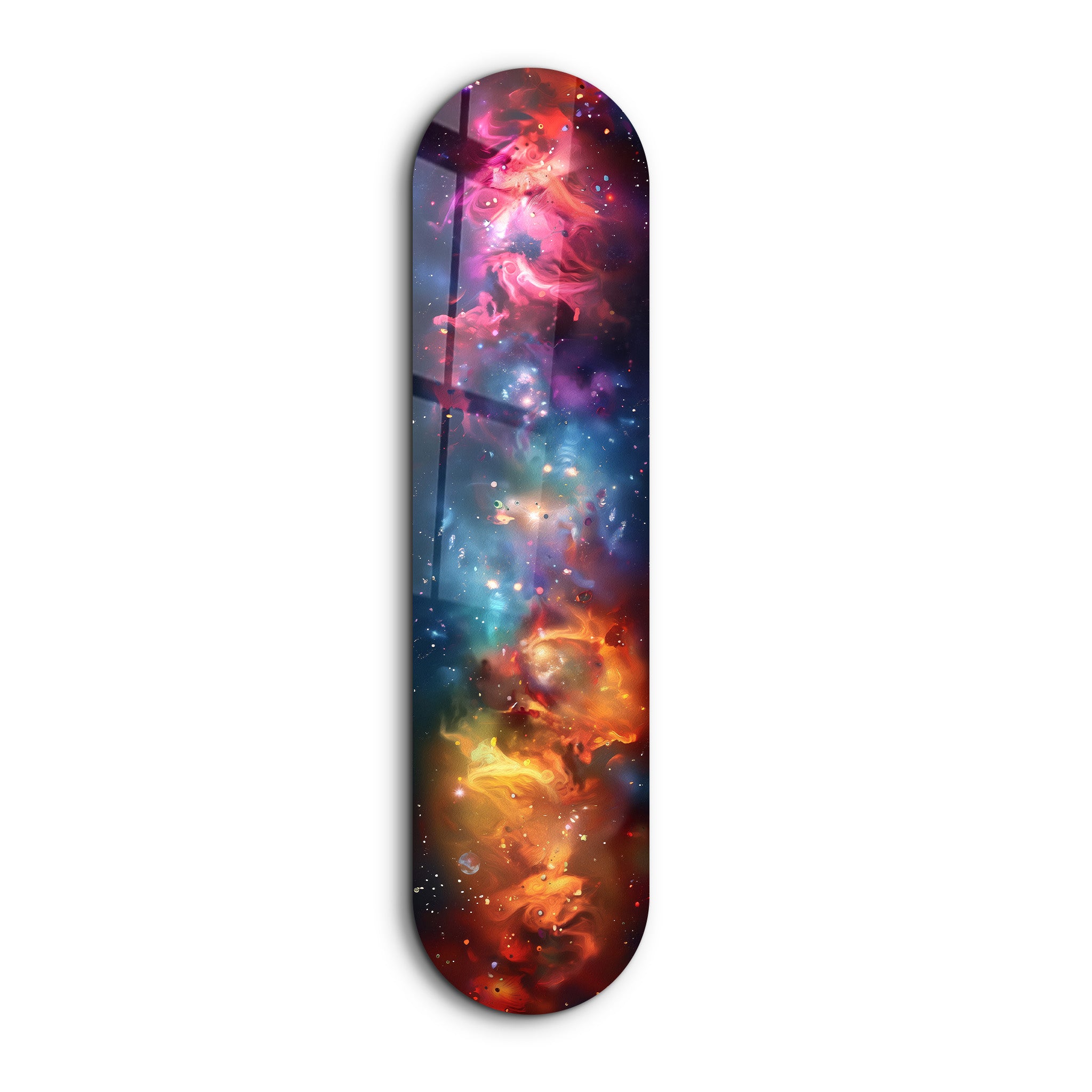 Colourful Space V1 | Glass Wall Art