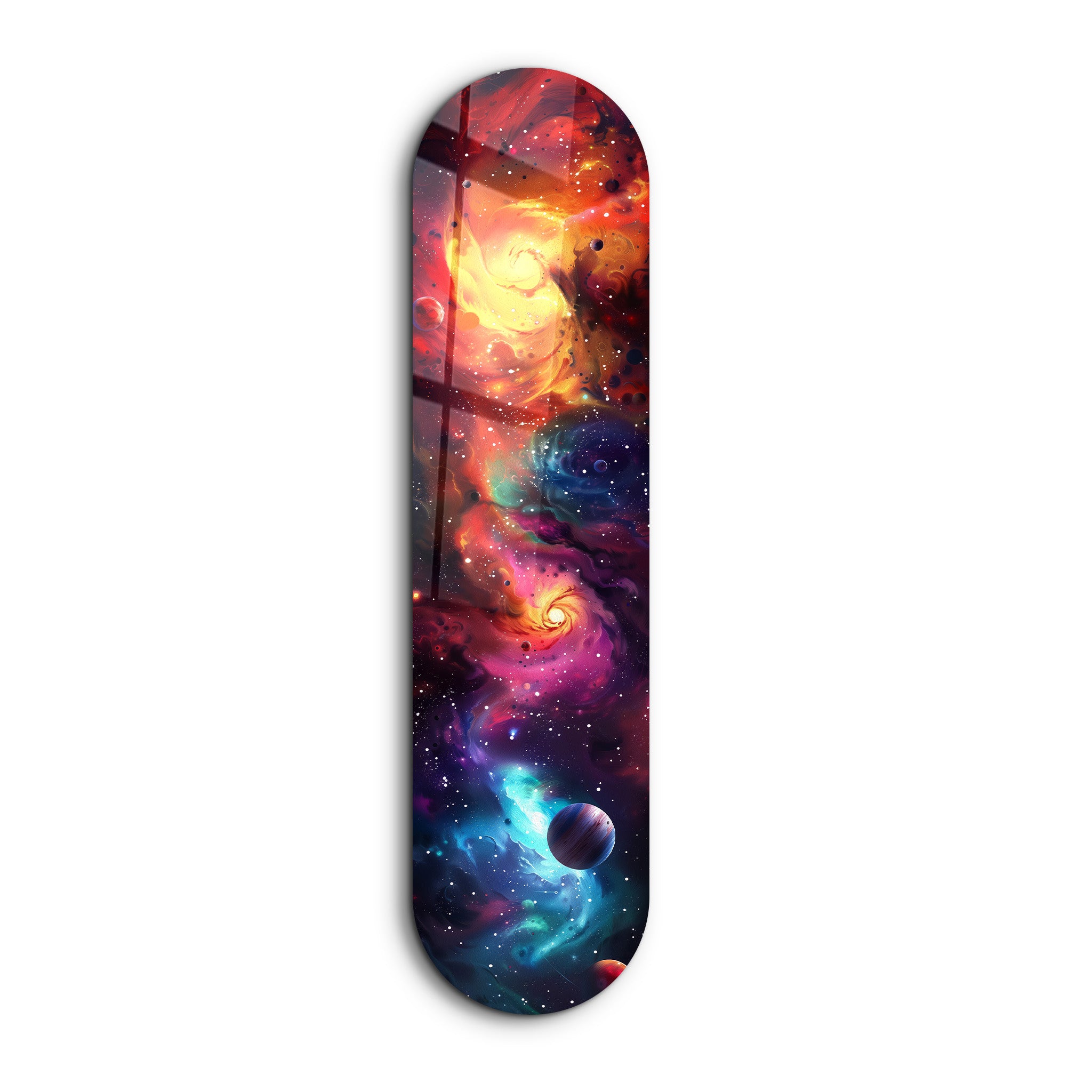 Colourful Space V2 | Glass Wall Art