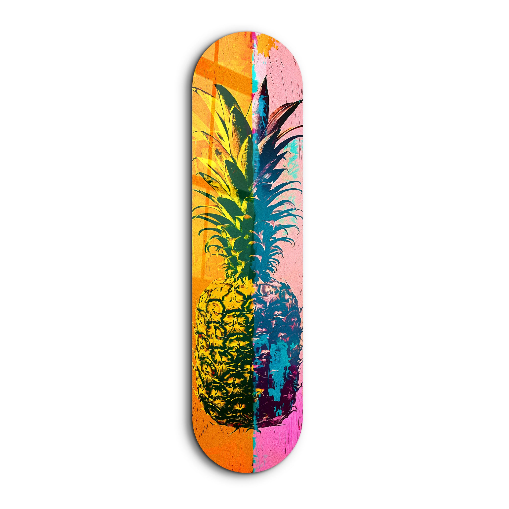 Ananas Pink Orange| <tc>Glasbild</tc>