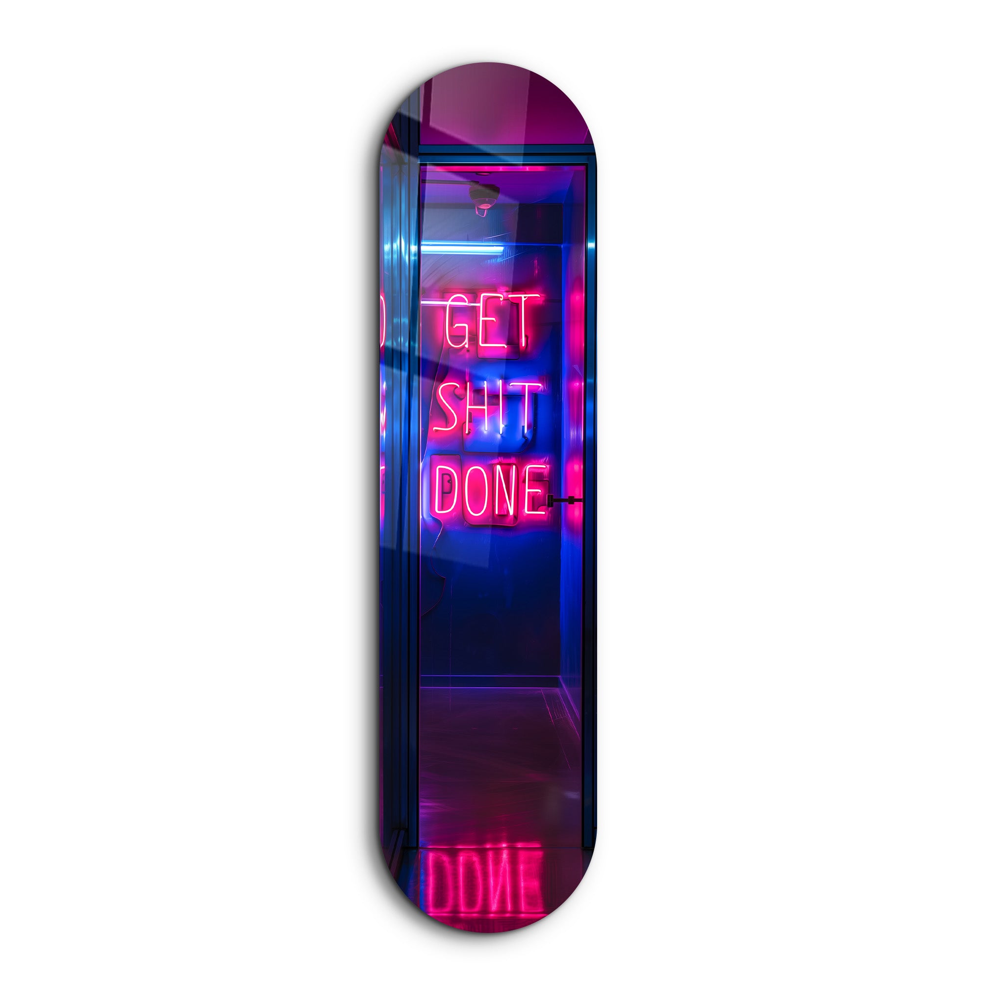 Get $hit Done | Glass Wall Art