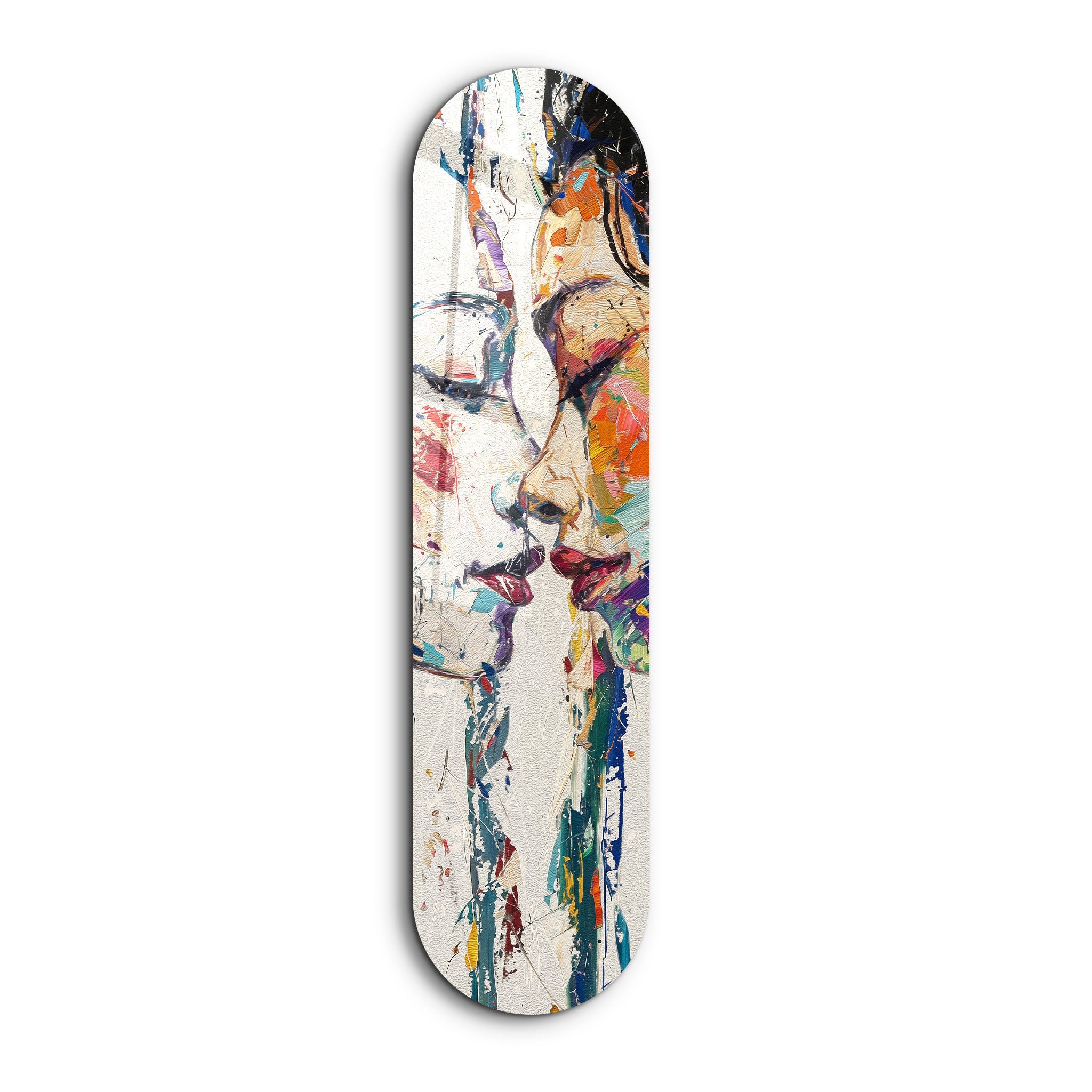 Two Girls | Glass Wall Art