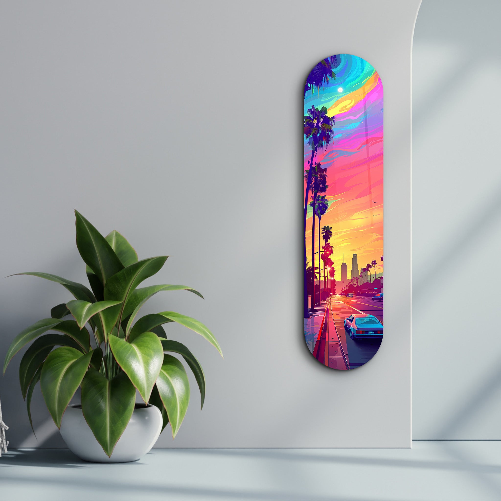 Californie | Art mural en verre