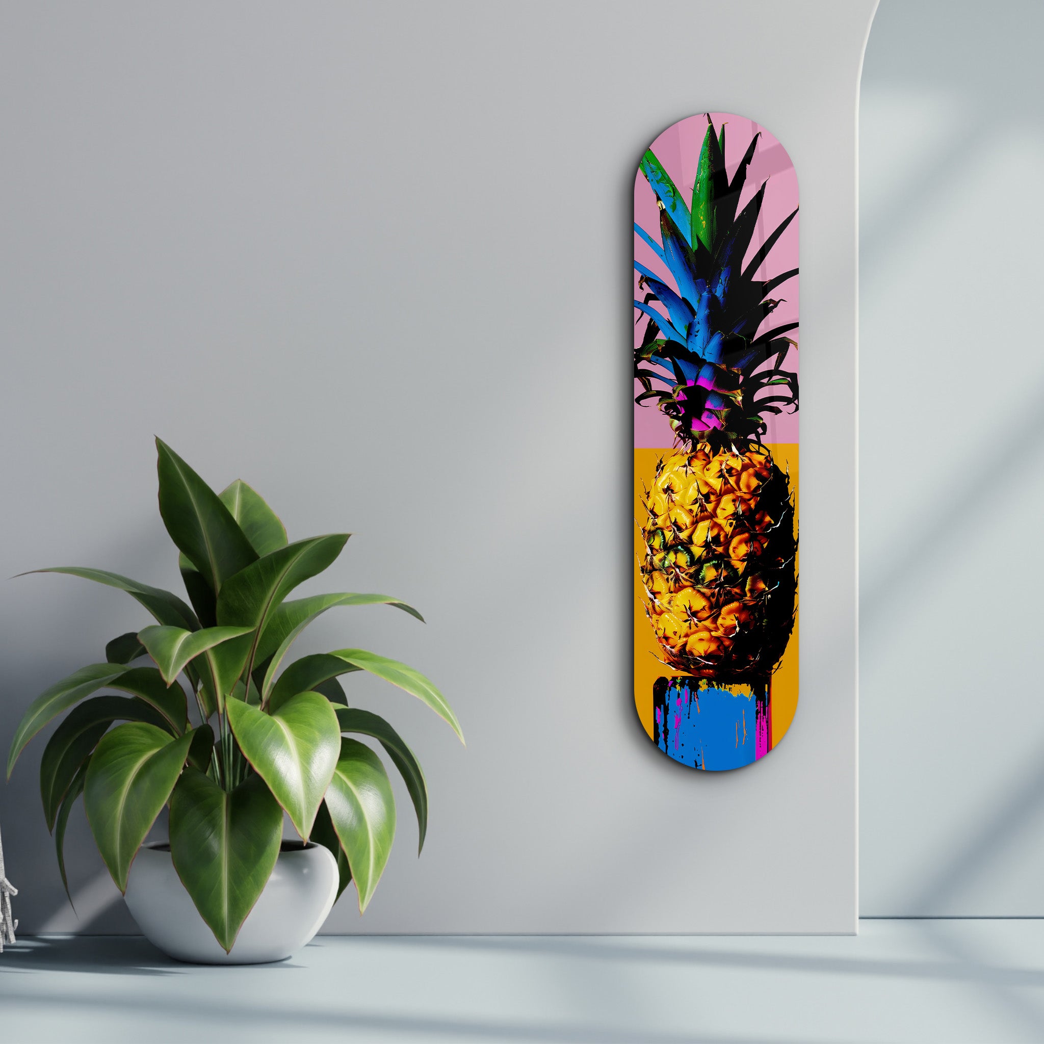 Ananas | Glass Wall Art