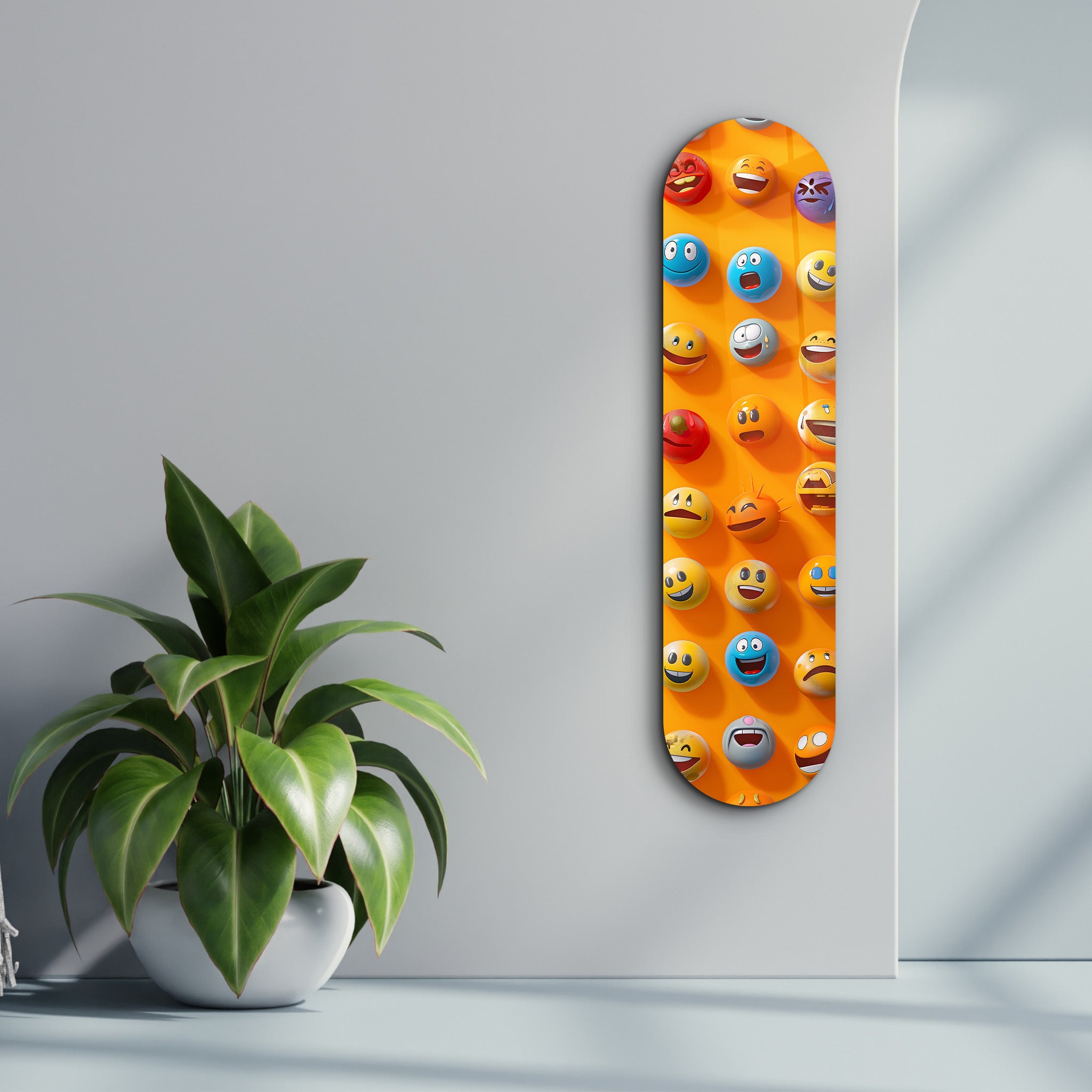 Lots of Smileys 2 | Glass Wall Art