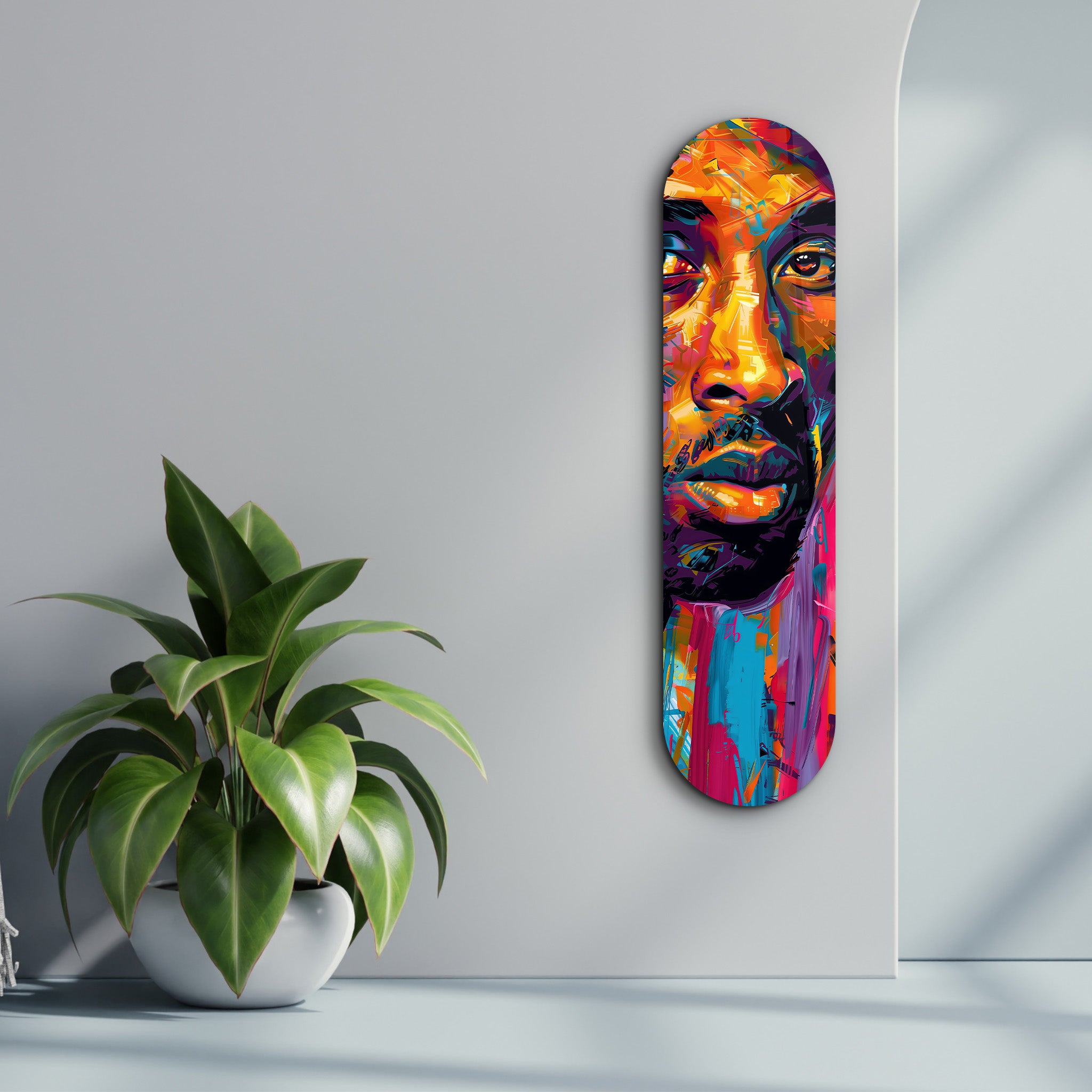 Kobe B | Glass Wall Art