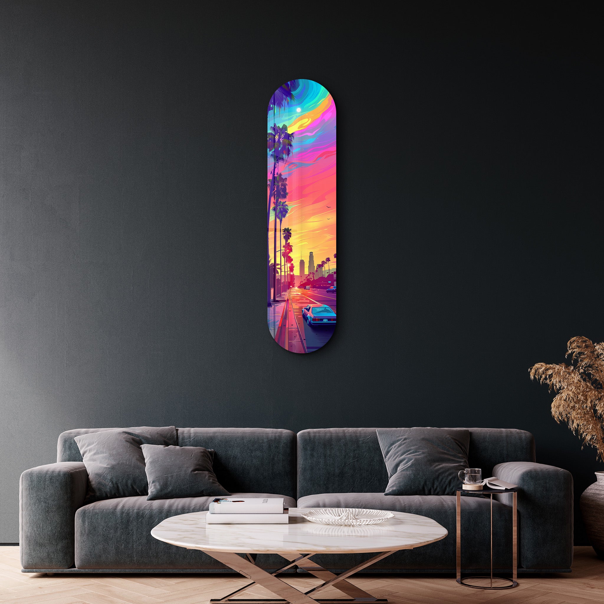 Californie | Art mural en verre