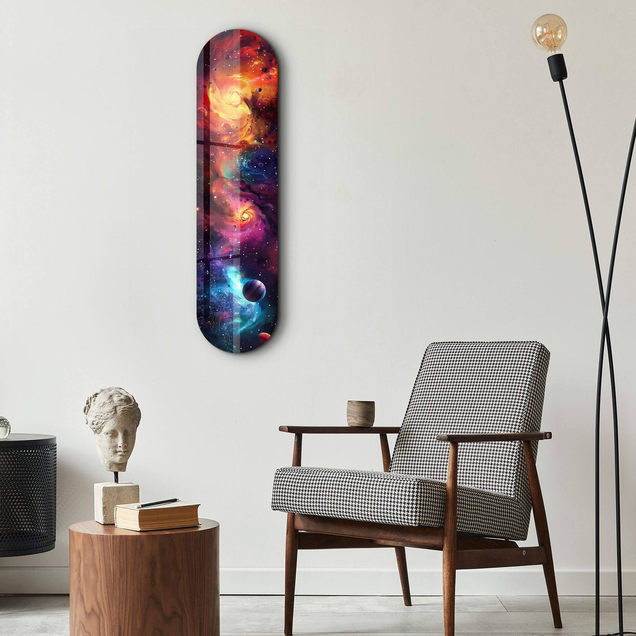 Colourful Space V2 | Glass Wall Art