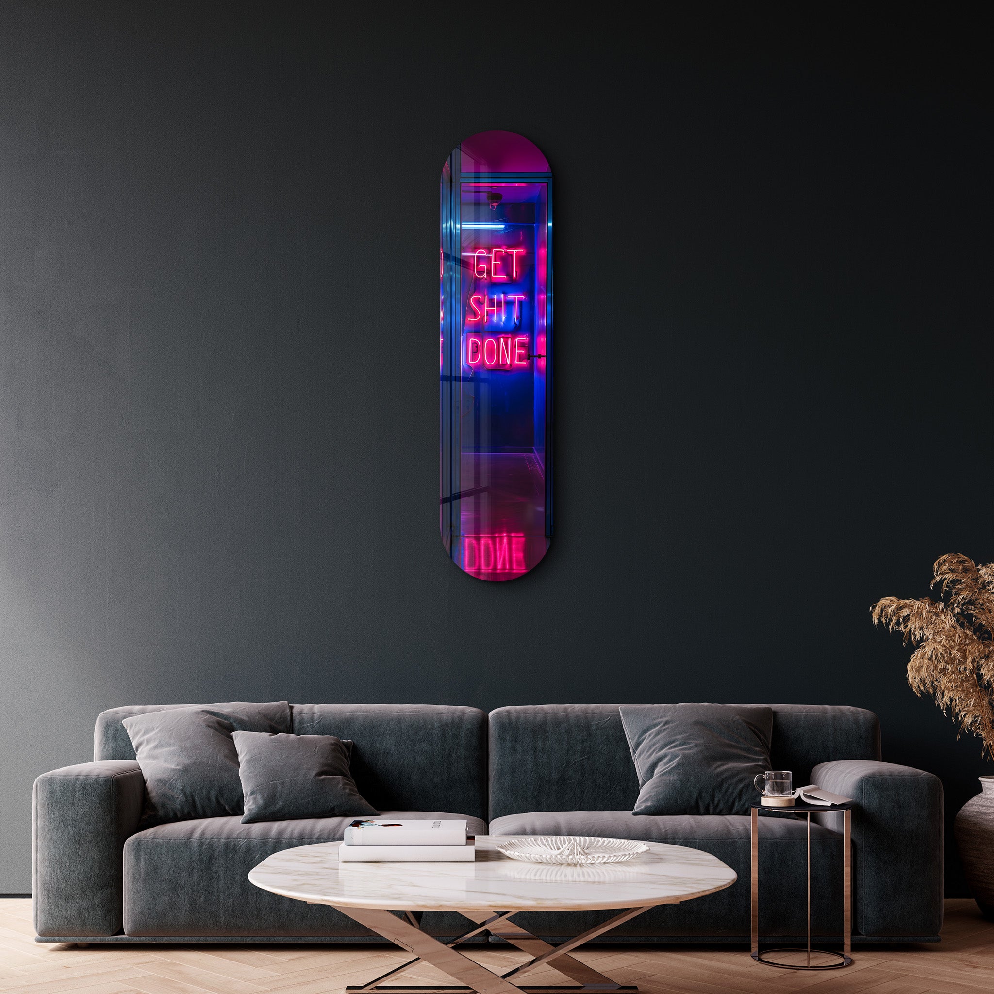 Get $hit Done | Glass Wall Art