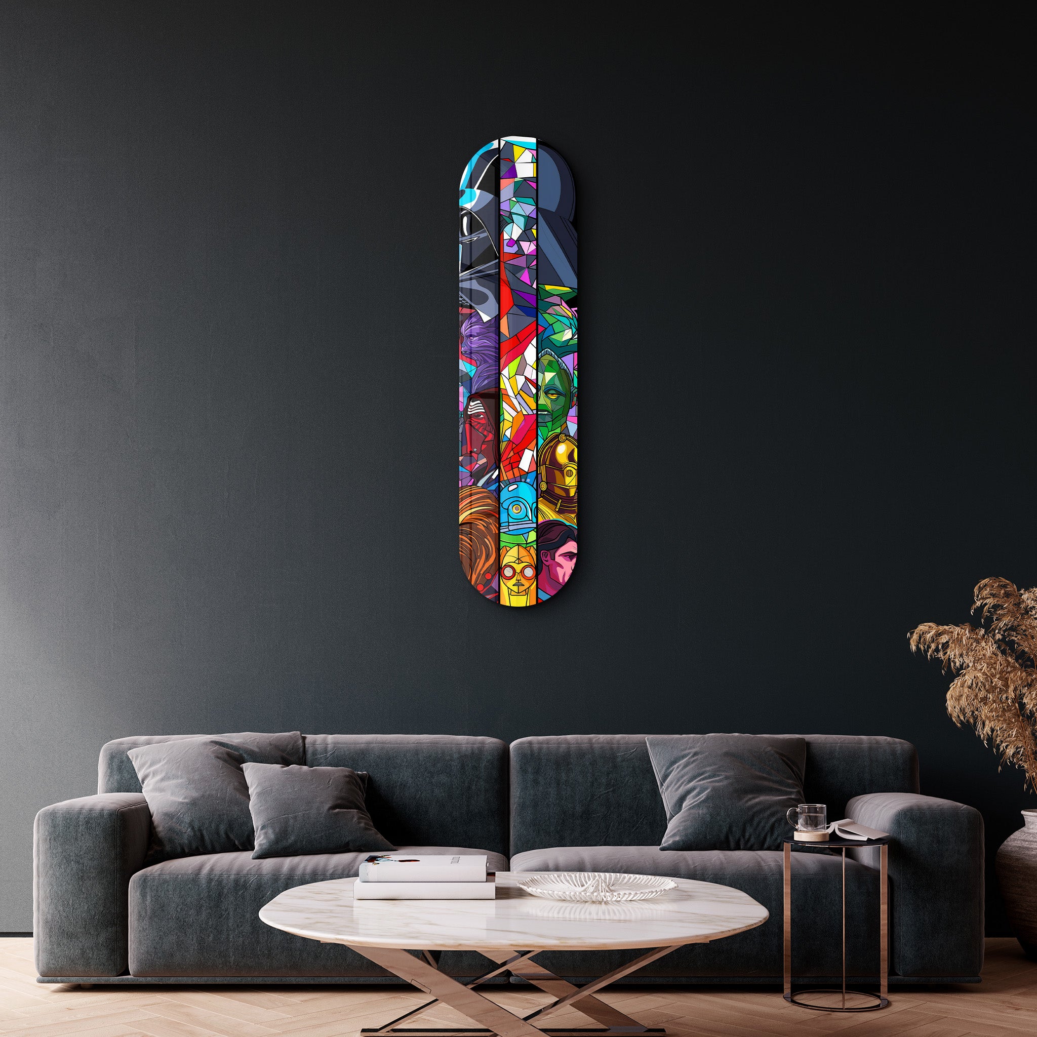 Paille | Art mural en verre