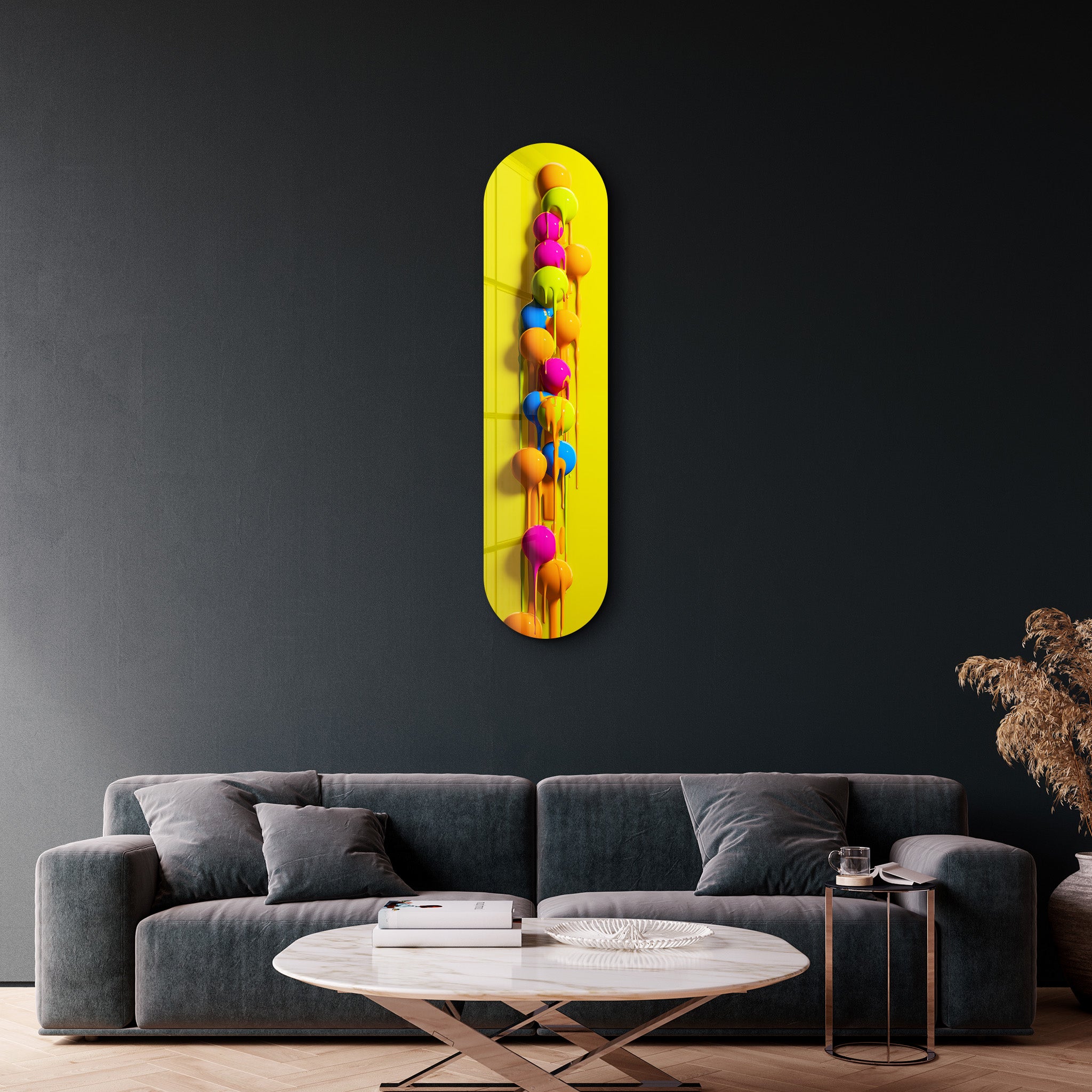 Bulles fondantes | Art mural en verre