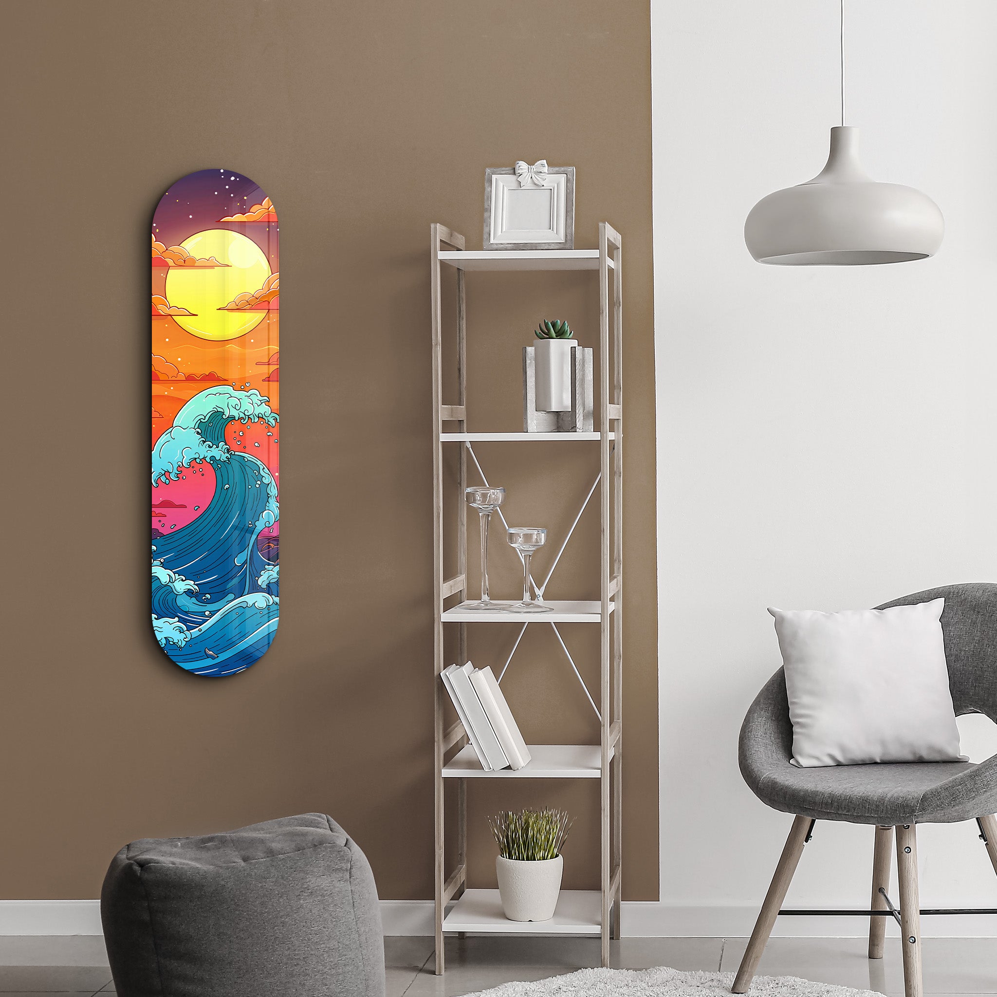 Ocean Waves V1 | Glass Wall Art