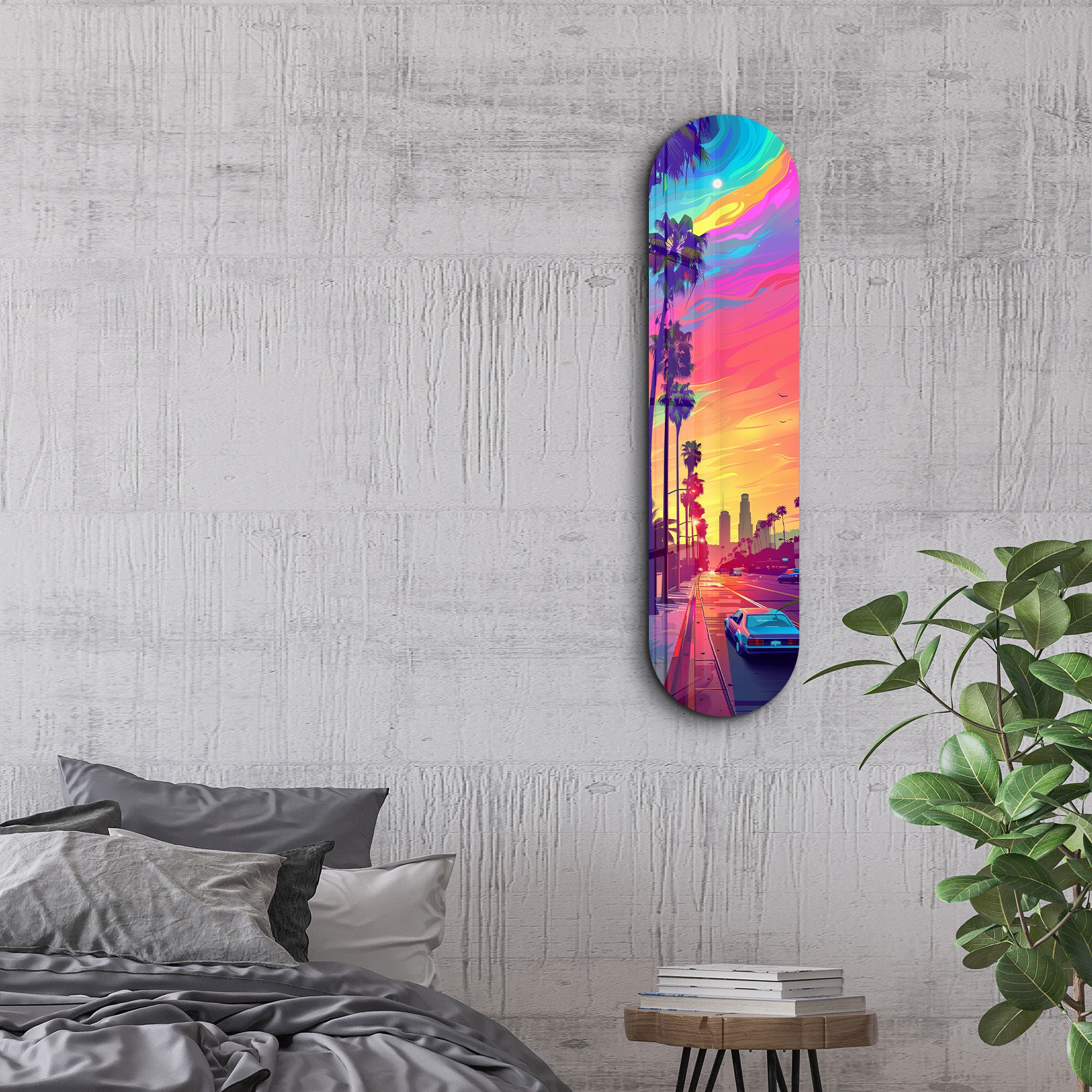 Californie | Art mural en verre