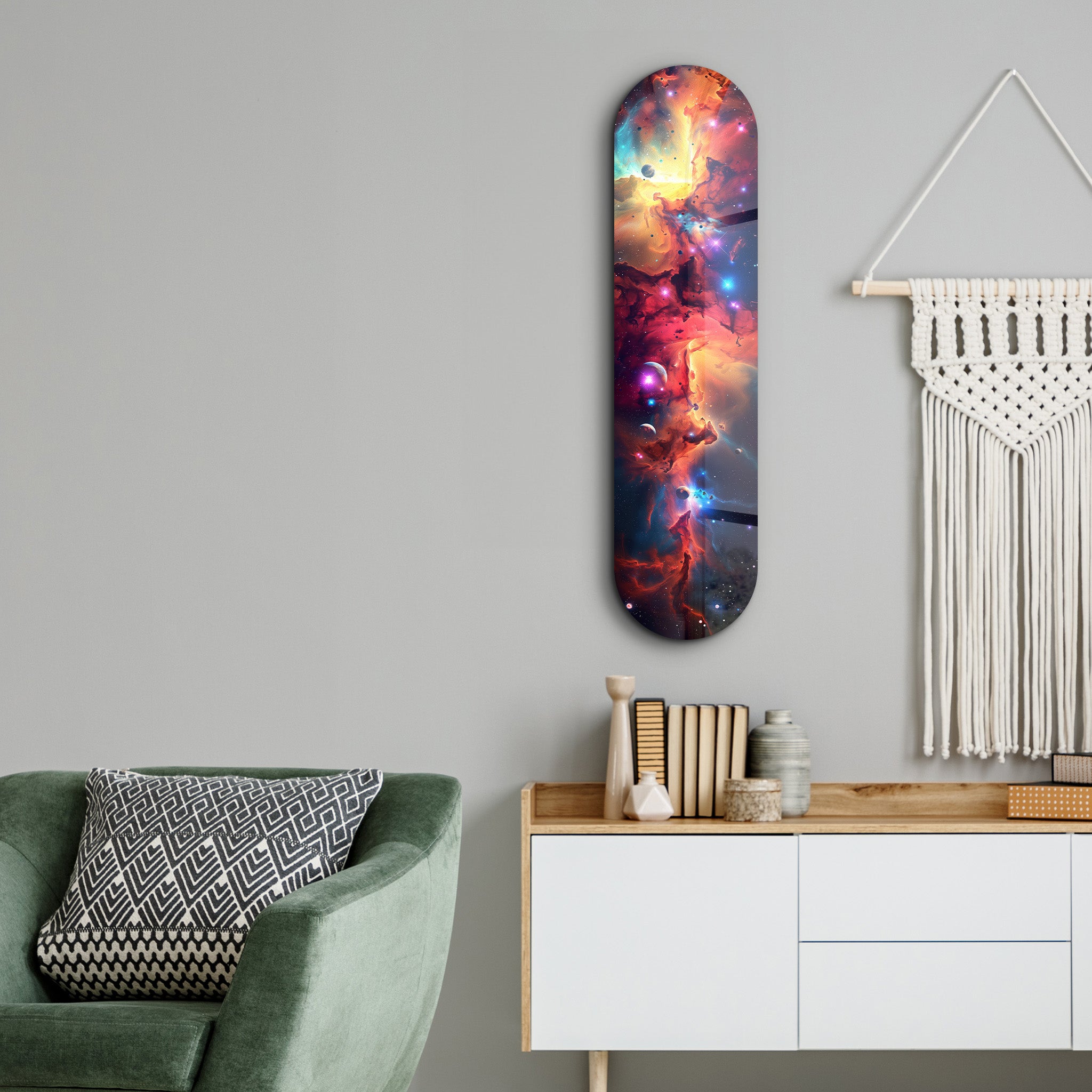 Colourful Space V3 | Glass Wall Art