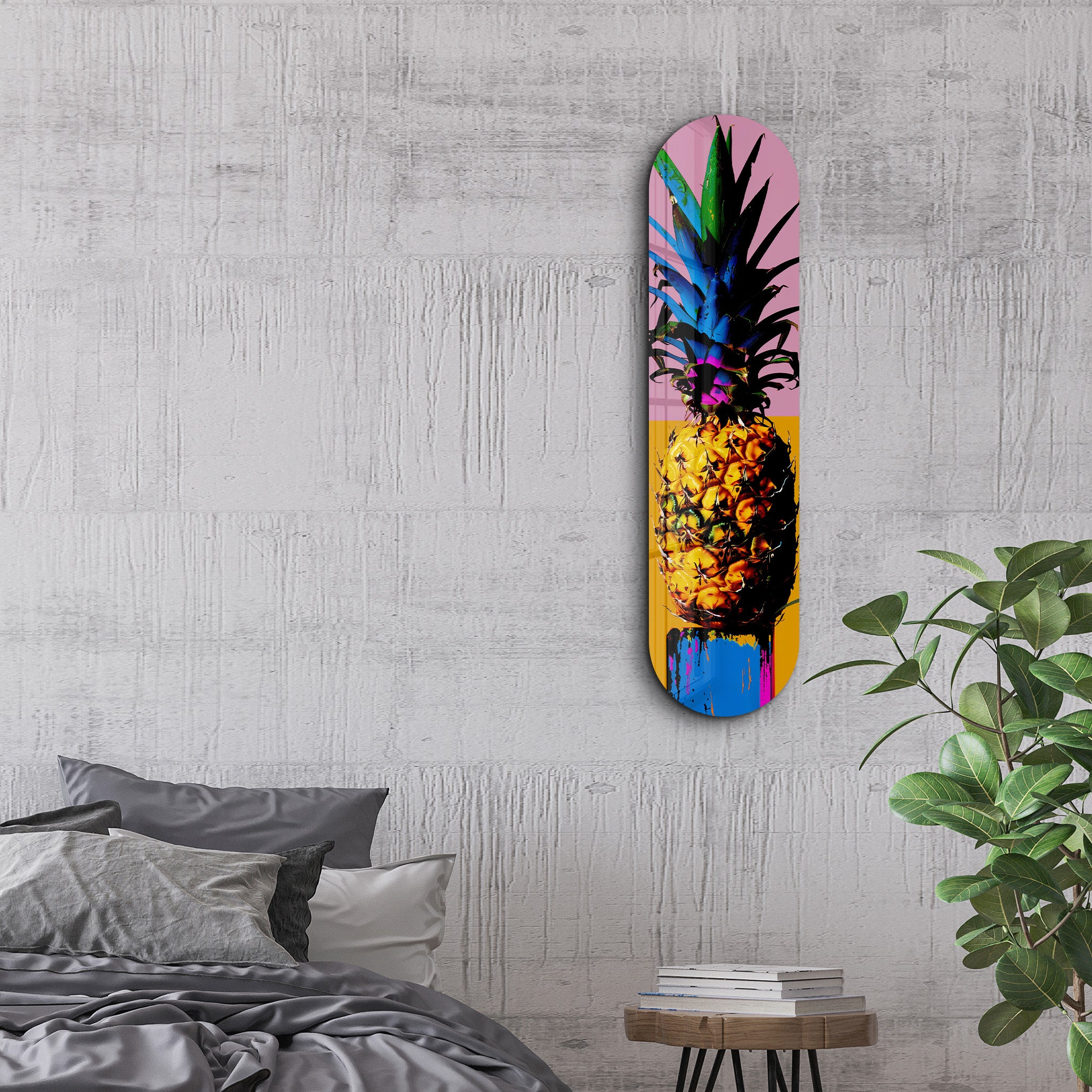 Ananas | Art mural en verre