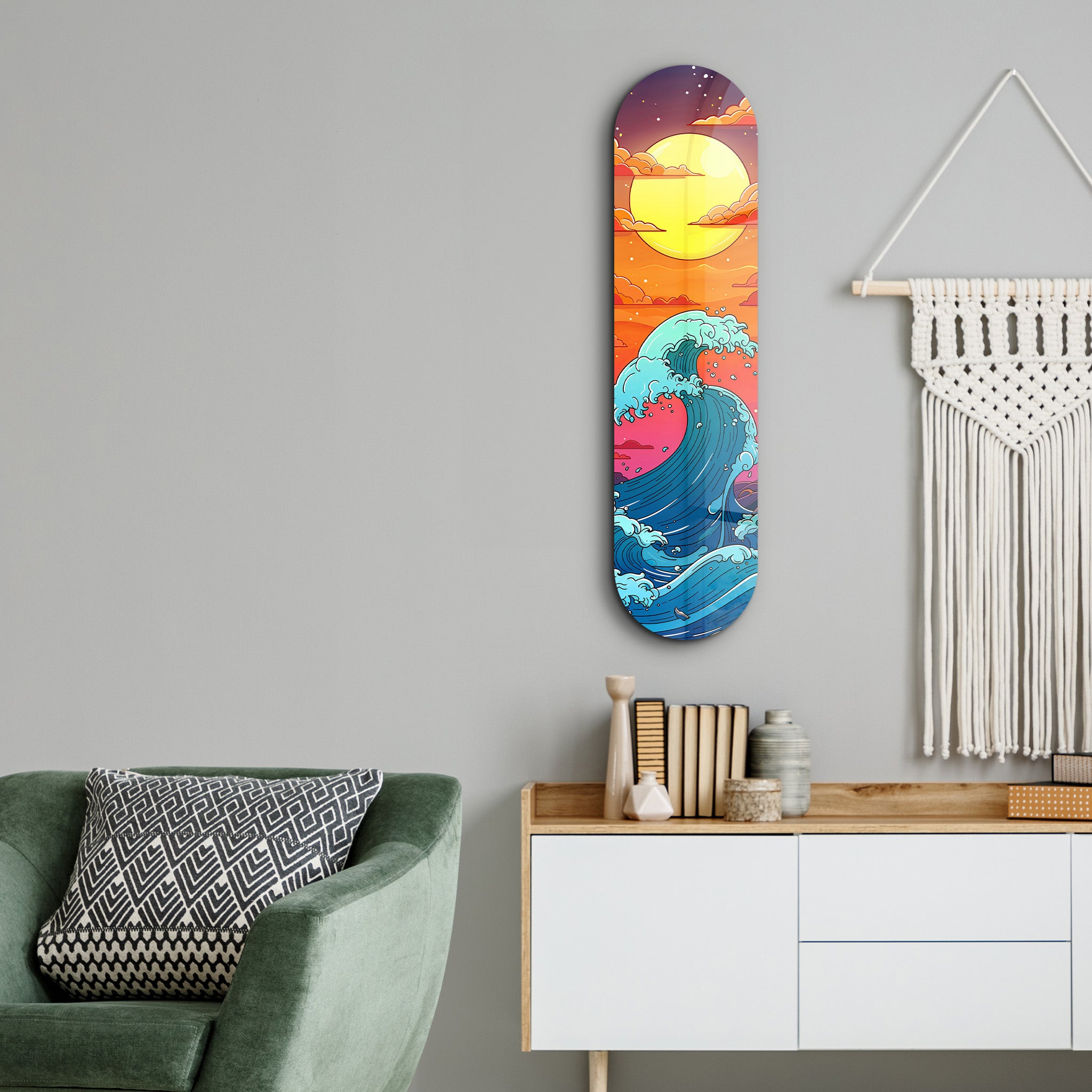 Ocean Waves V1 | Glass Wall Art