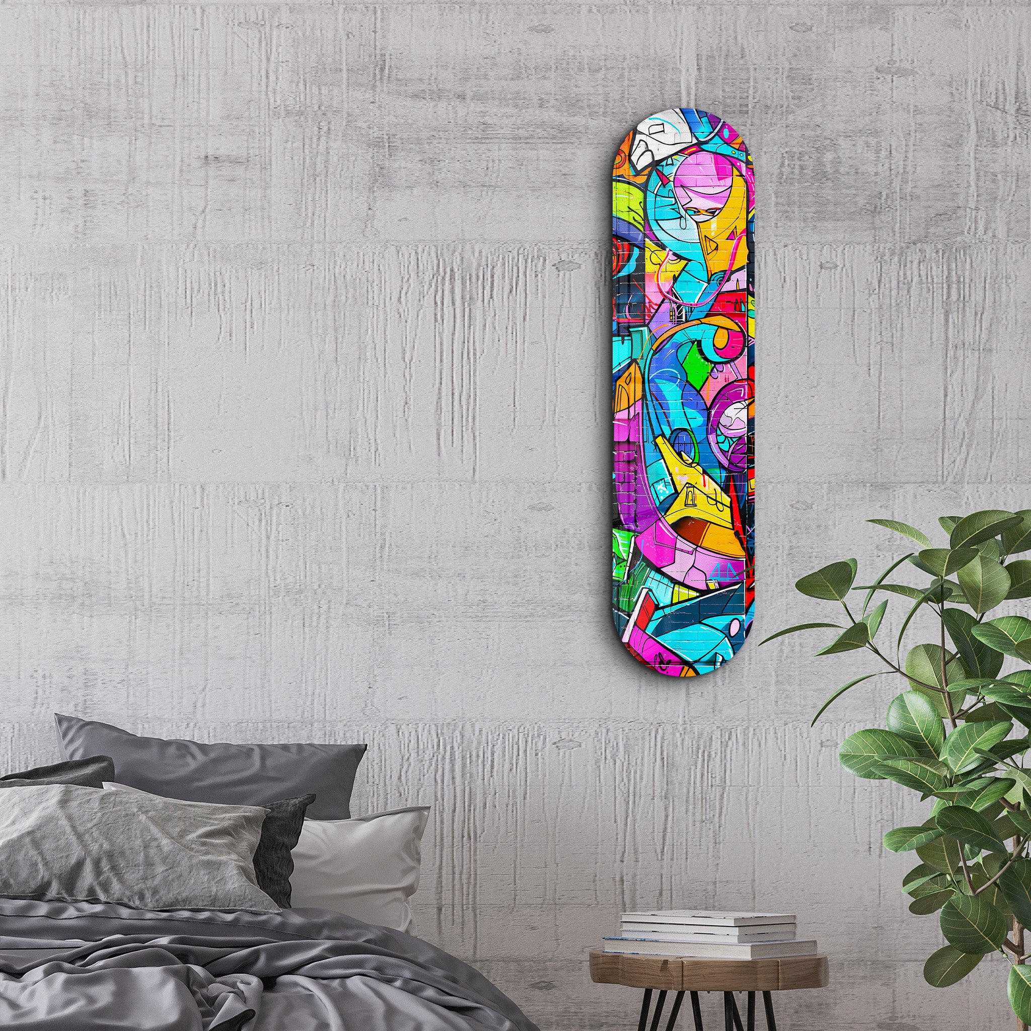 Graffiti Abstract | Glass Wall Art