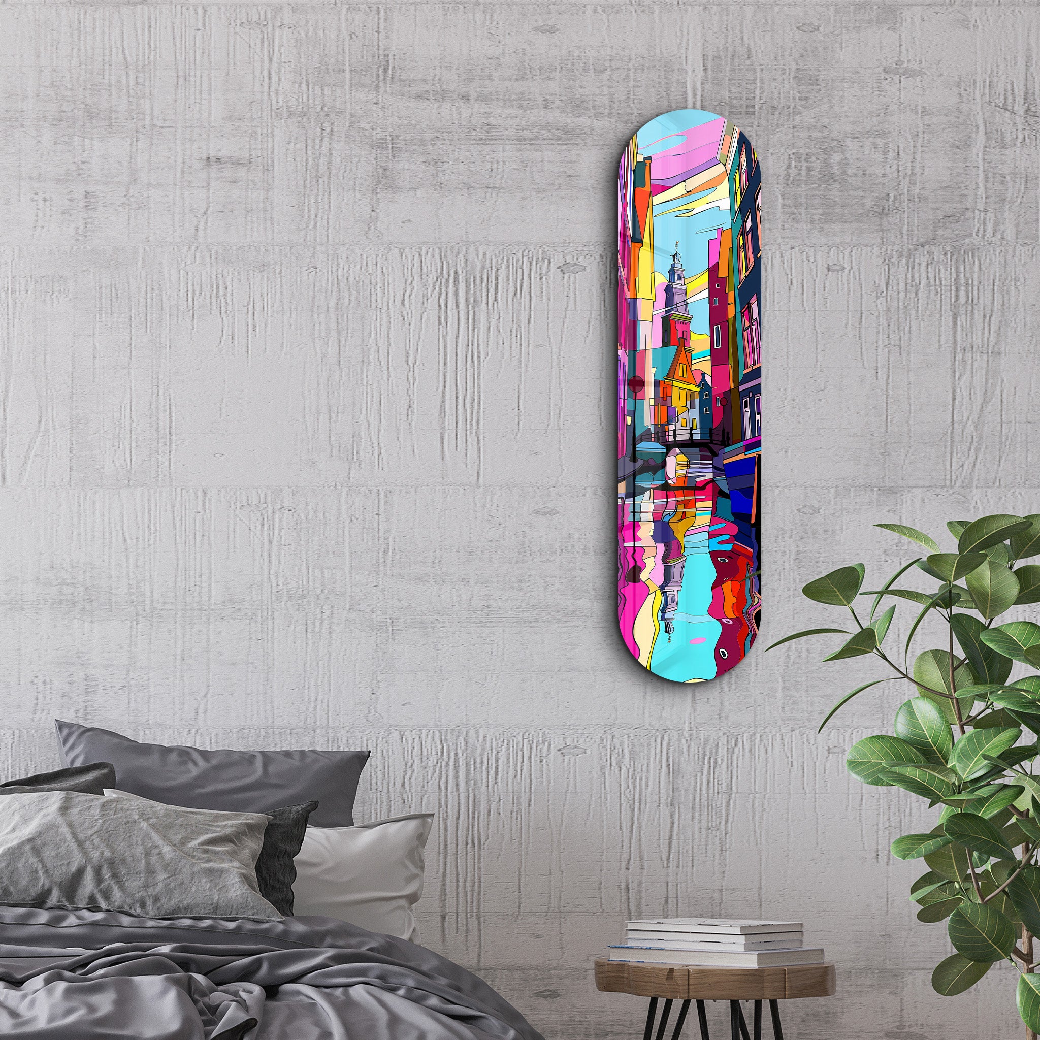 Amsterdam | Glass Wall Art