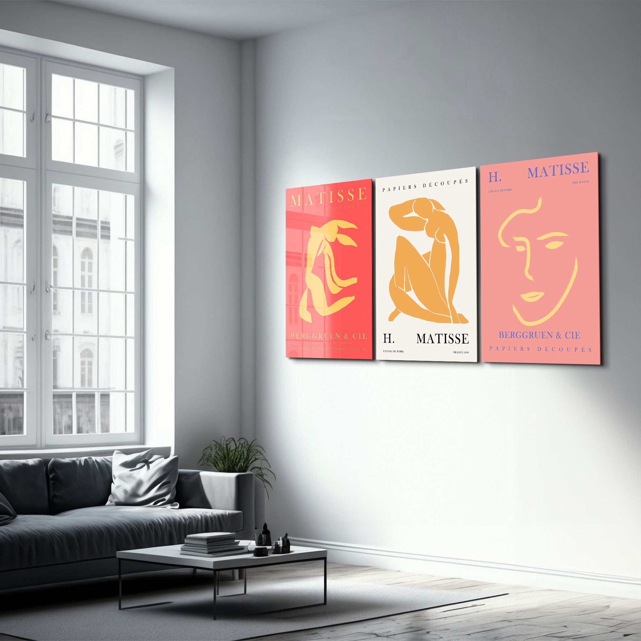 ・„H. Matisse Classics 1 – Trio“・<tc>Glasbild</tc>