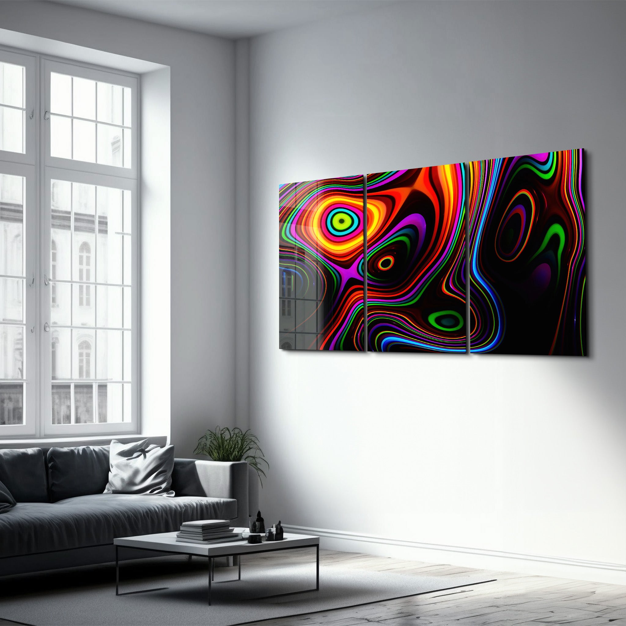 ・„Twisted Rainbow – Trio“・<tc>Glasbild</tc>