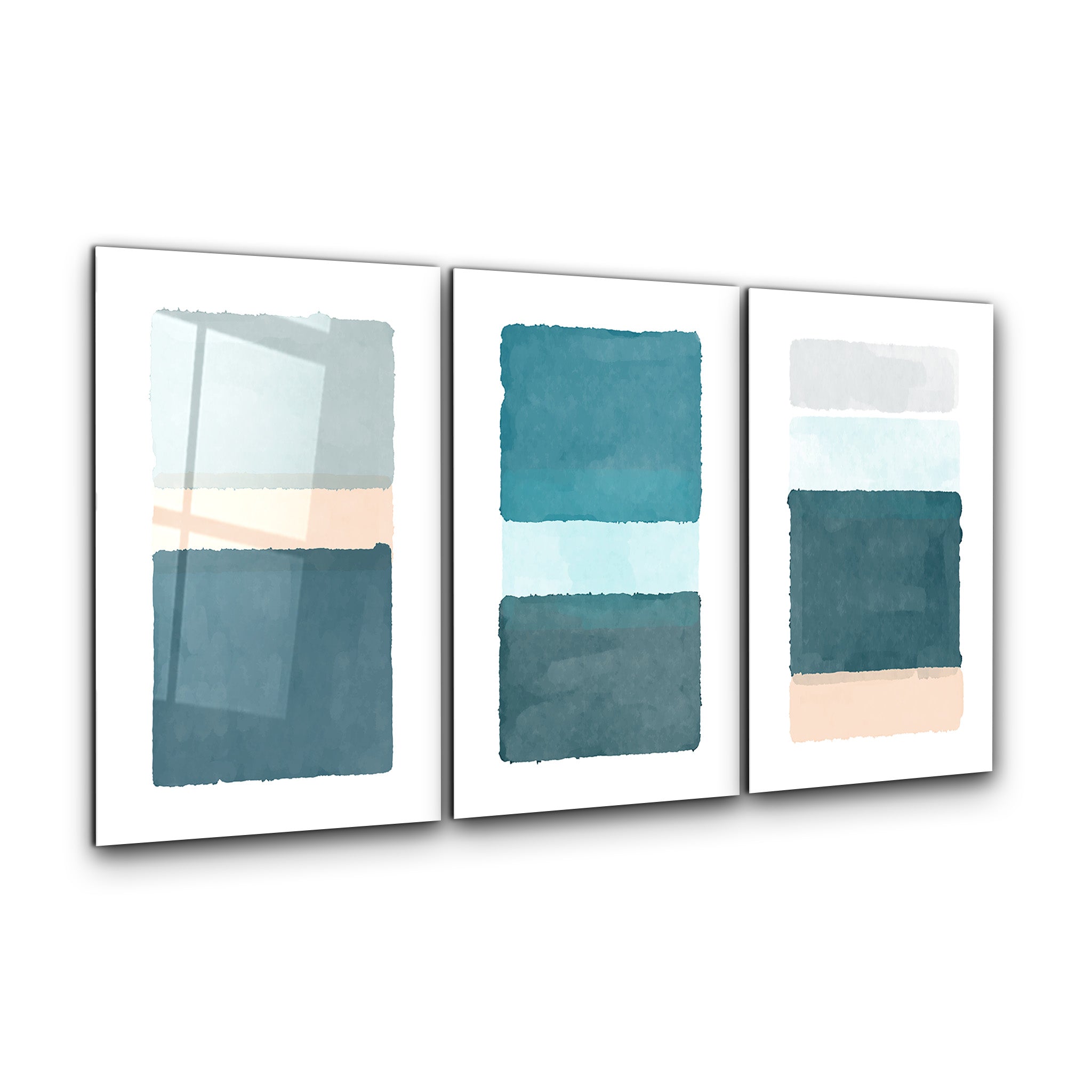 ・"Minimaliste - Trio"・Art mural en verre