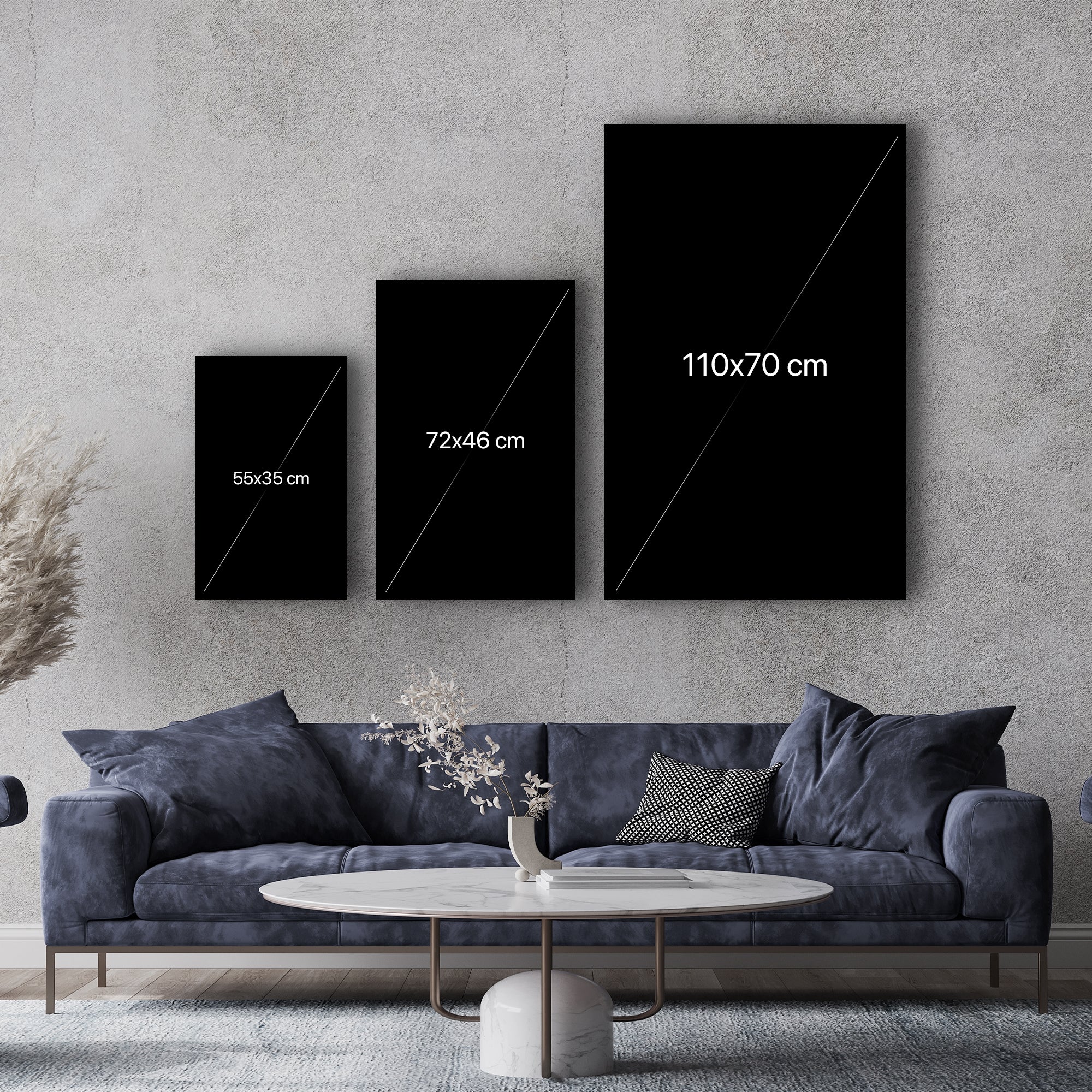 ・"Silent Canyon"・Art mural en verre de la collection du designer