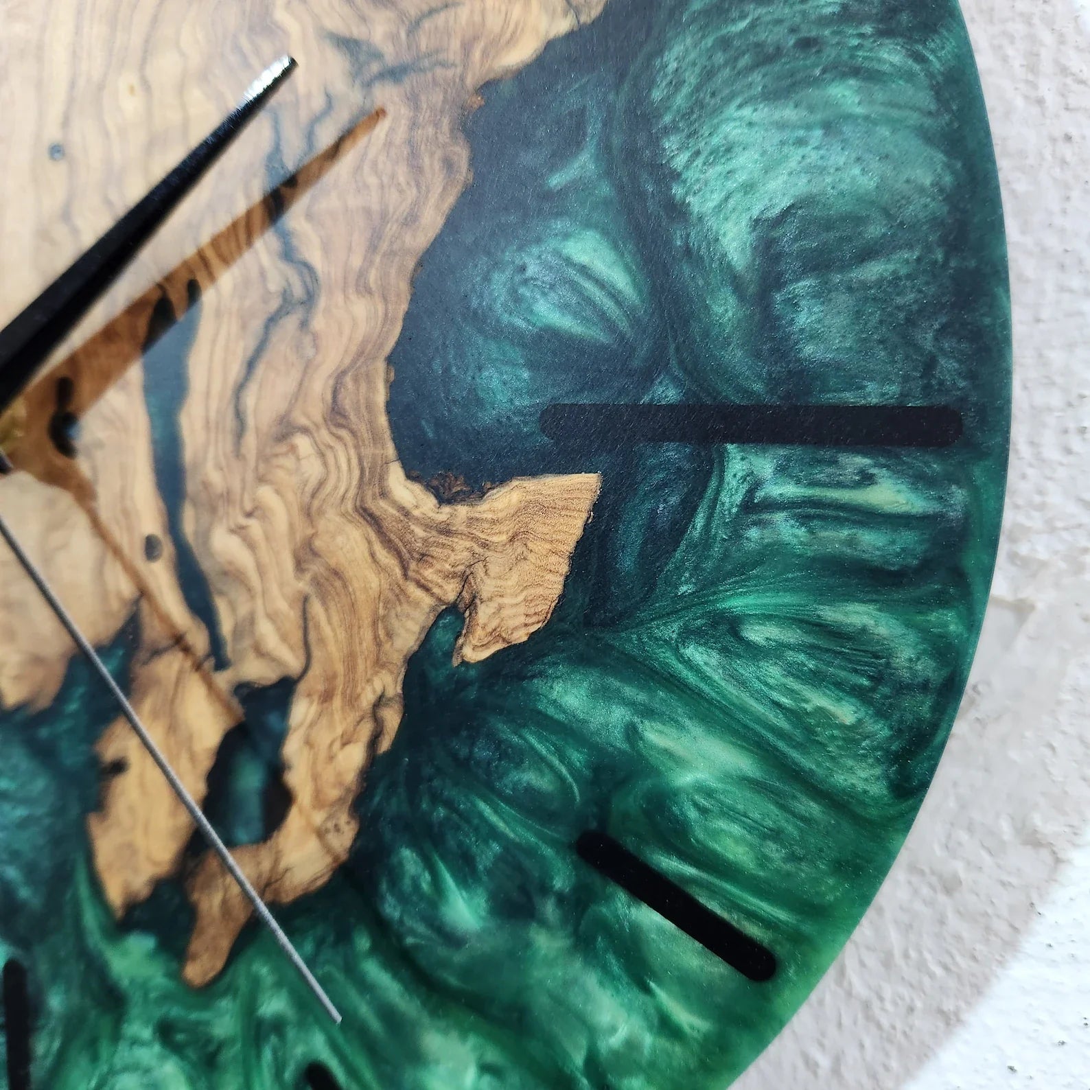 Green Forest Timekeeper | Premium Handmade Wall Clocks