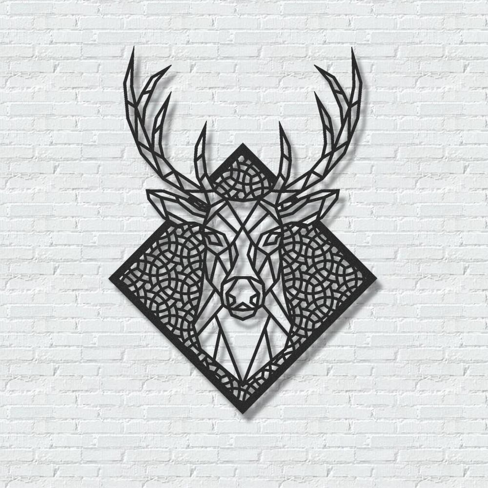 ・"Deer"・Premium Metal Wall Art - Limited Edition