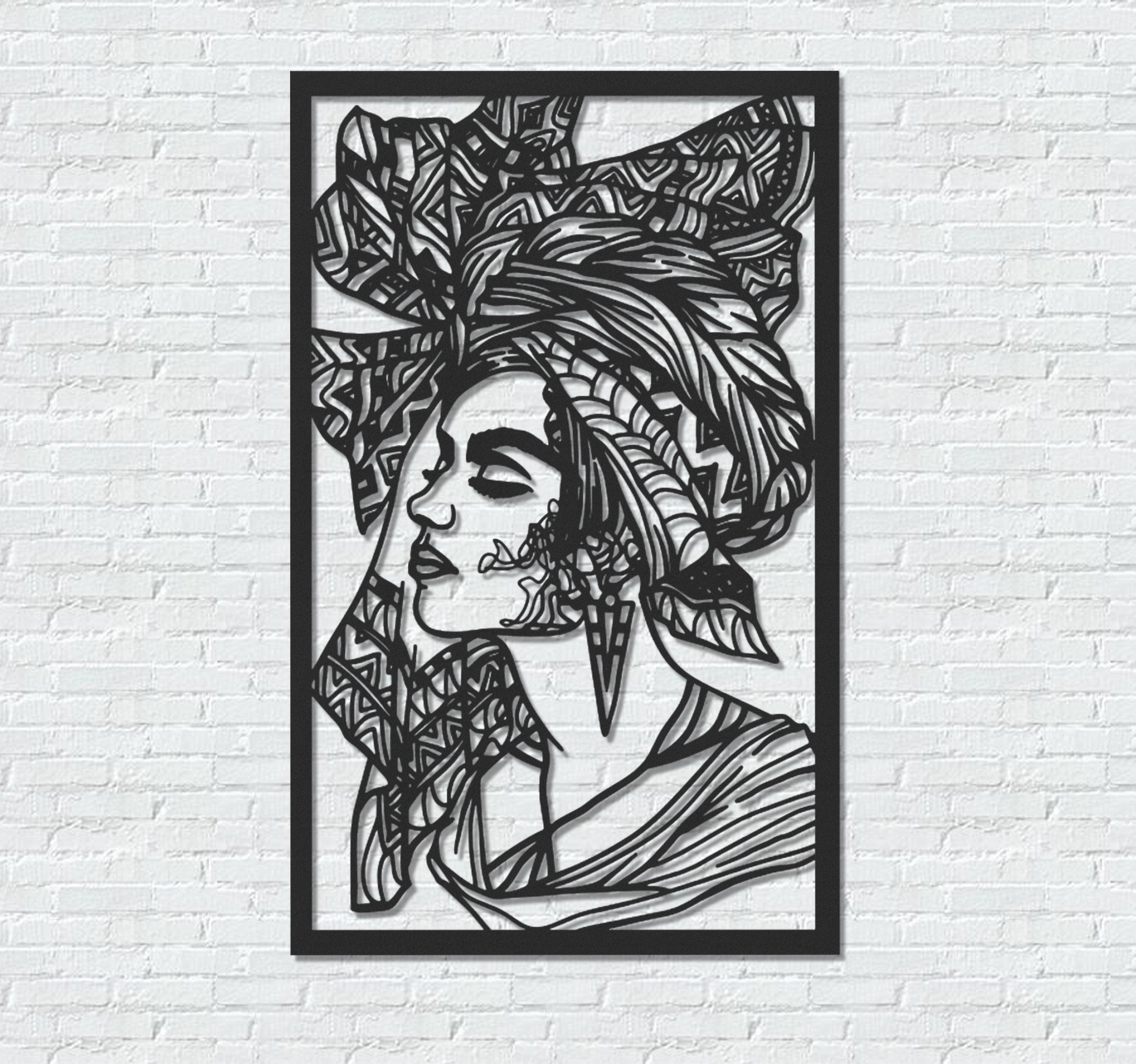 ・"Cuban Woman"・Premium Metal Wall Art - Limited Edition