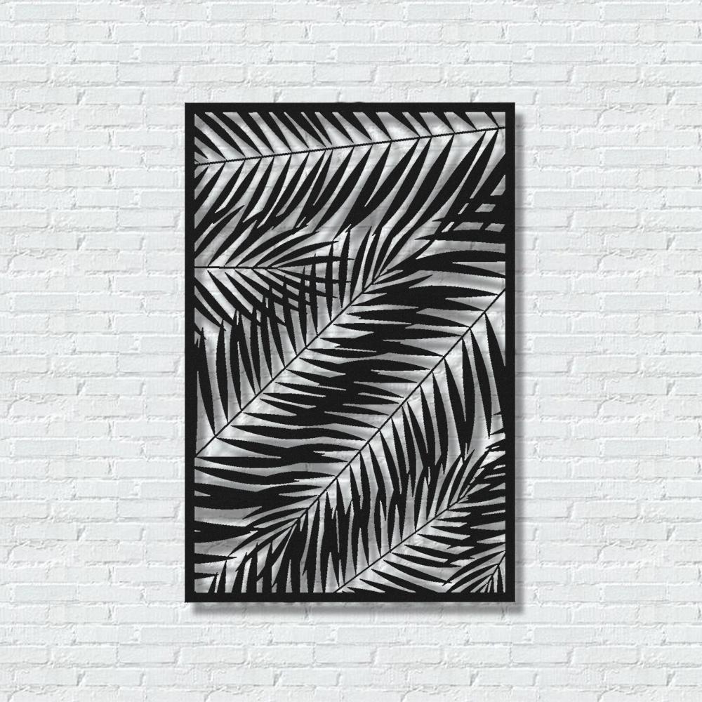 ・"Palm Leafs"・Premium Metal Wall Art - Limited Edition