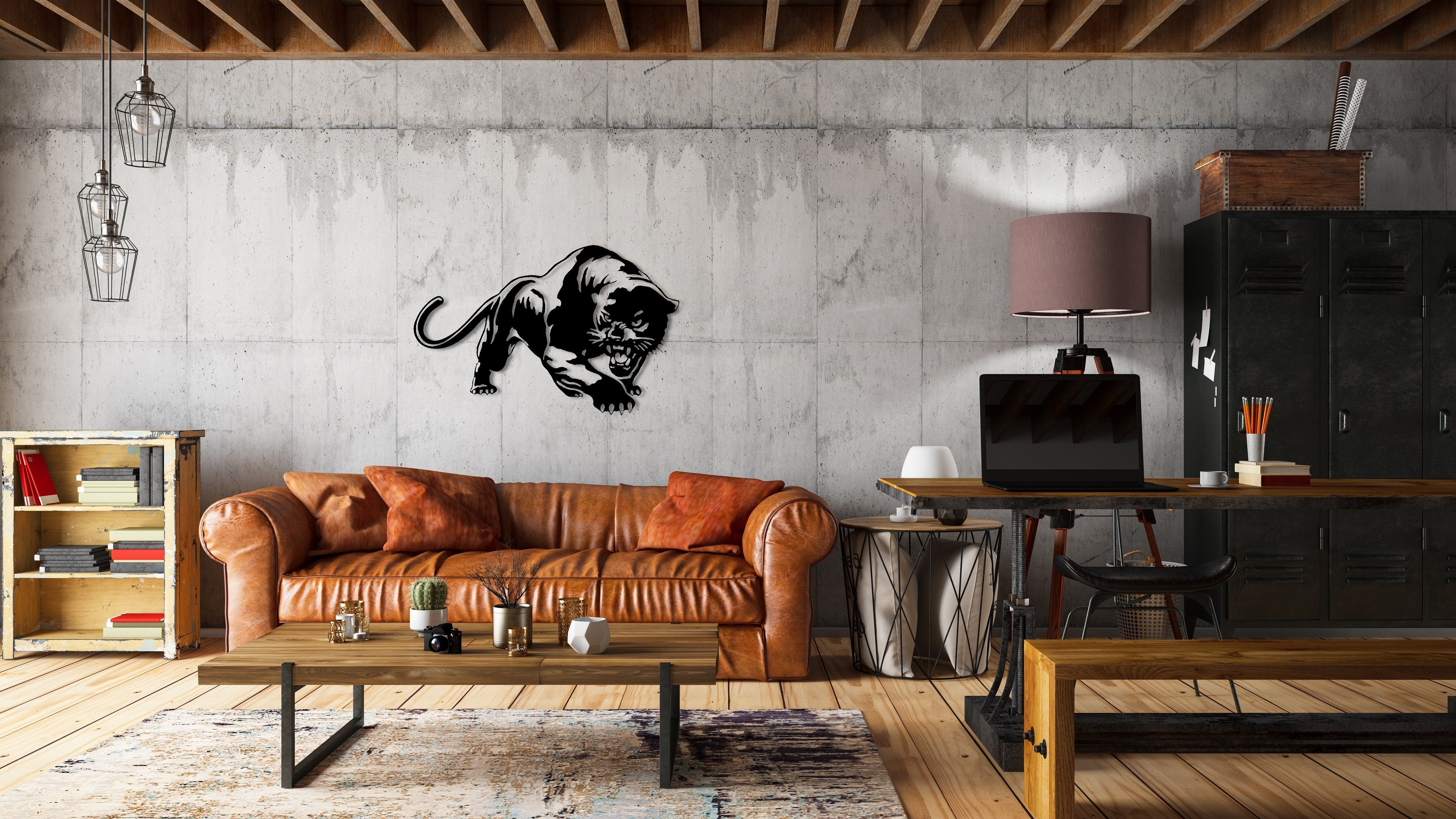 ・"Panther"・Premium Metal Wall Art - Limited Edition