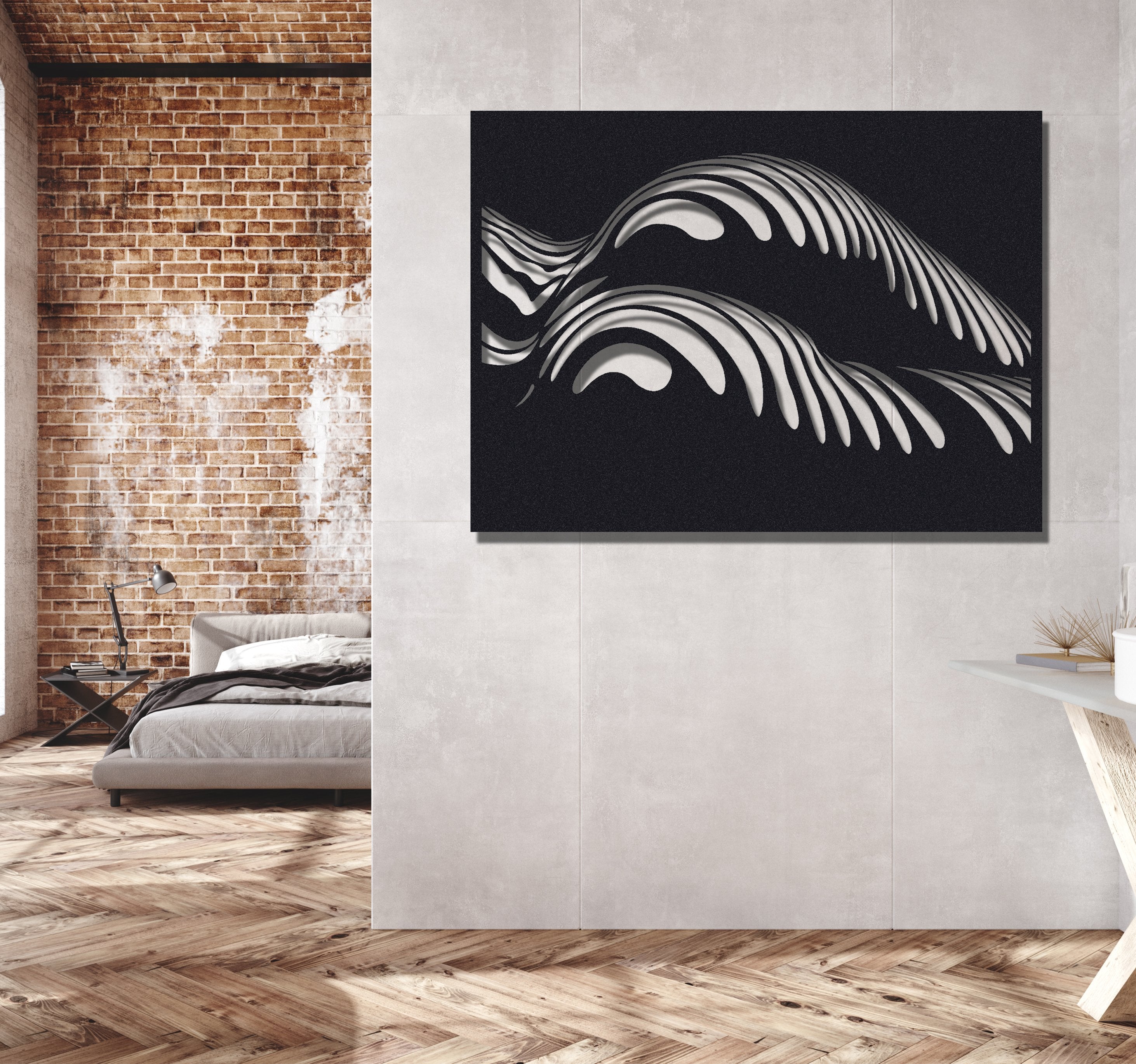 ・"Body Lines X"・Premium Metal Wall Art - Limited Edition