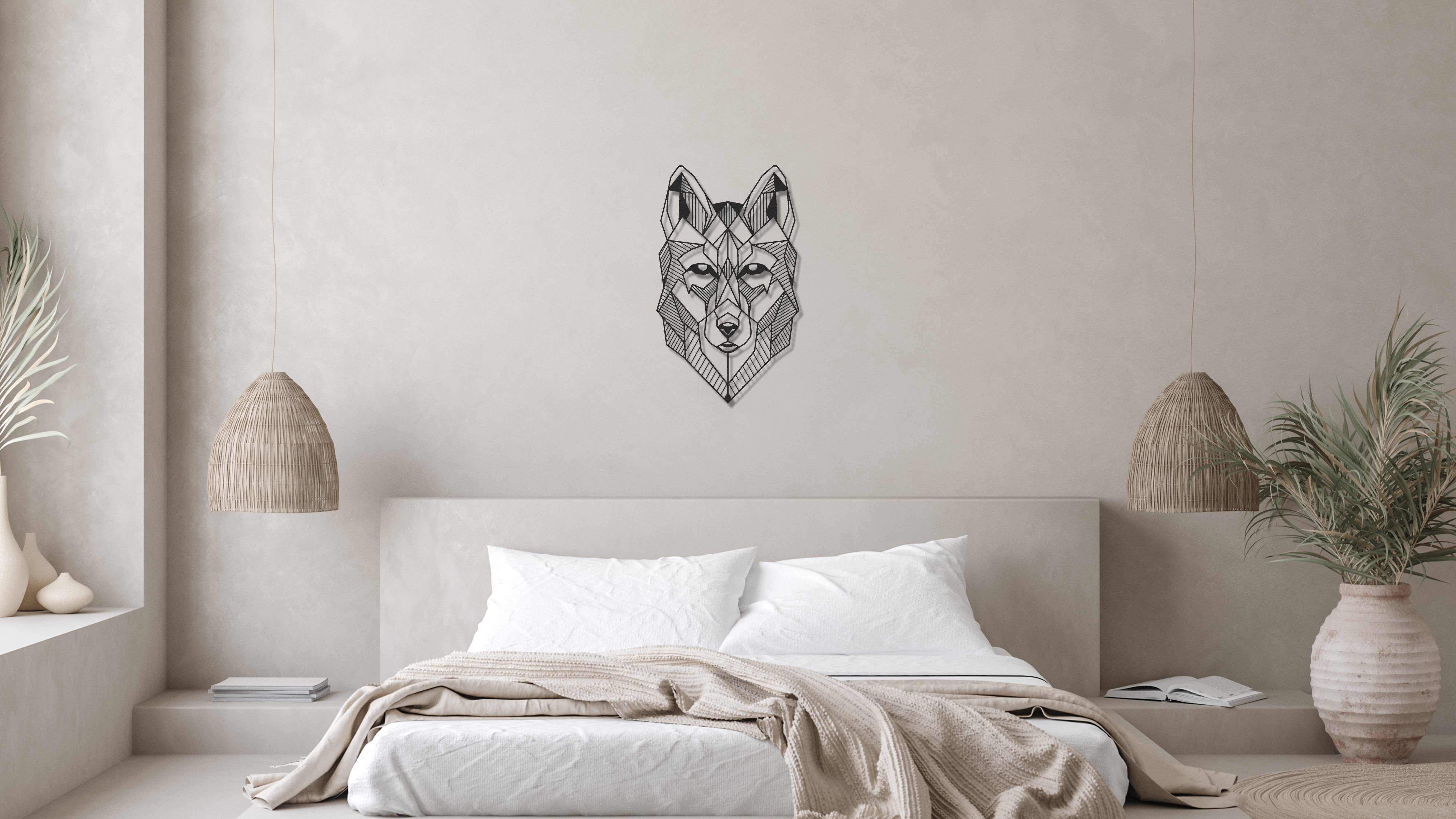 ・"Wolf Head"・Premium Metal Wall Art - Limited Edition