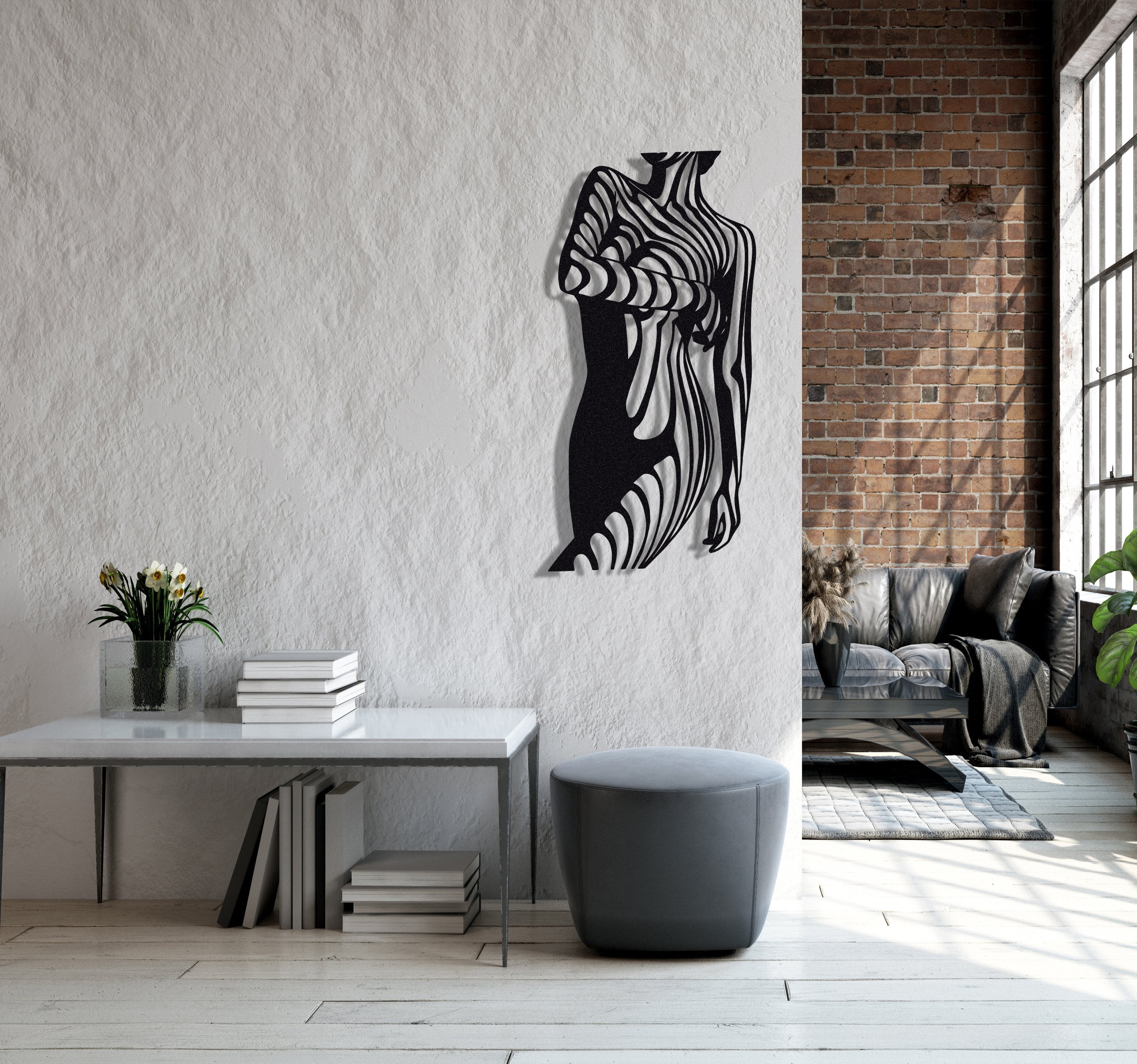 ・"Woman Body Lines"・Premium Metal Wall Art - Limited Edition