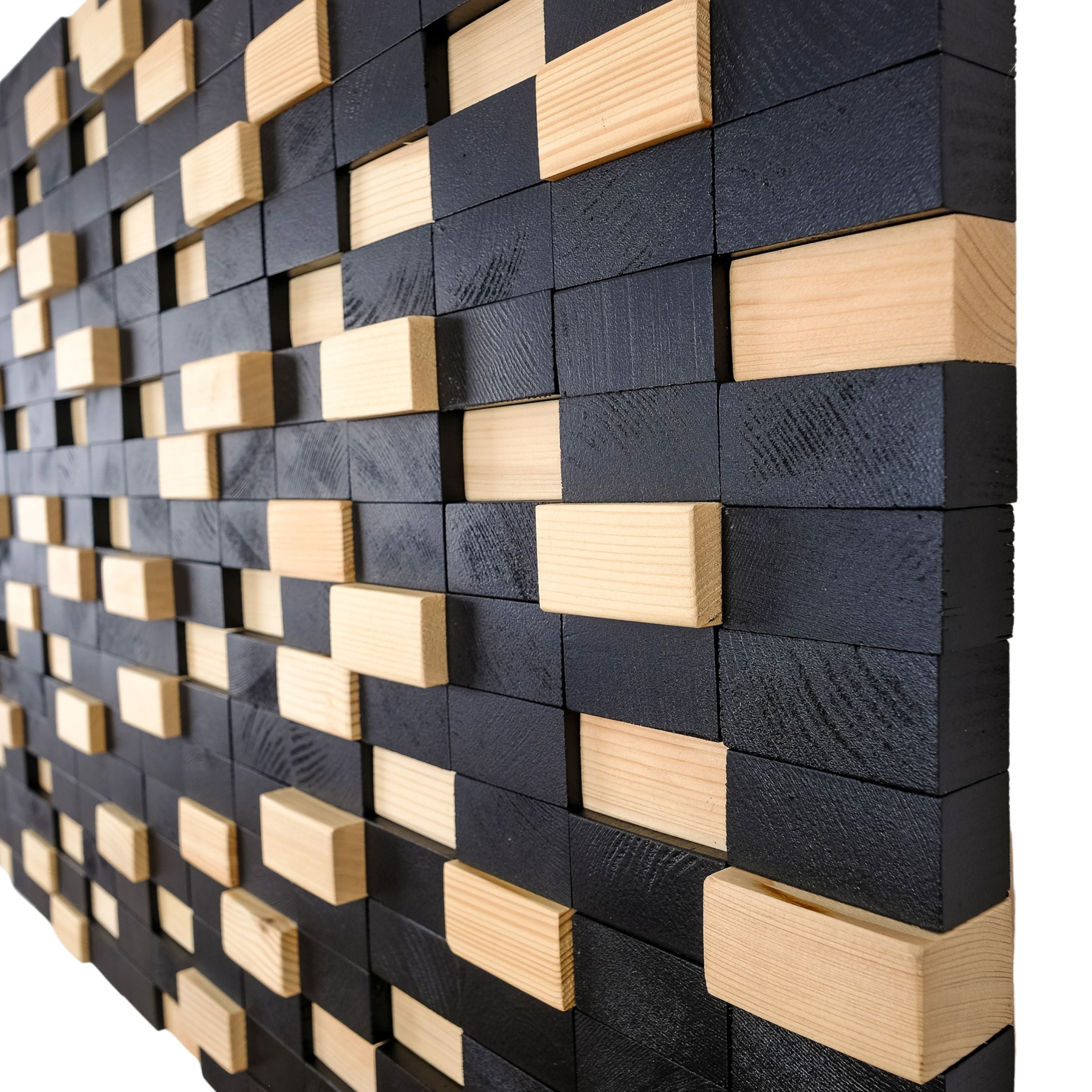 ・"Checkmate"・Premium Wood Handmade Wall Sculpture - Special Edition