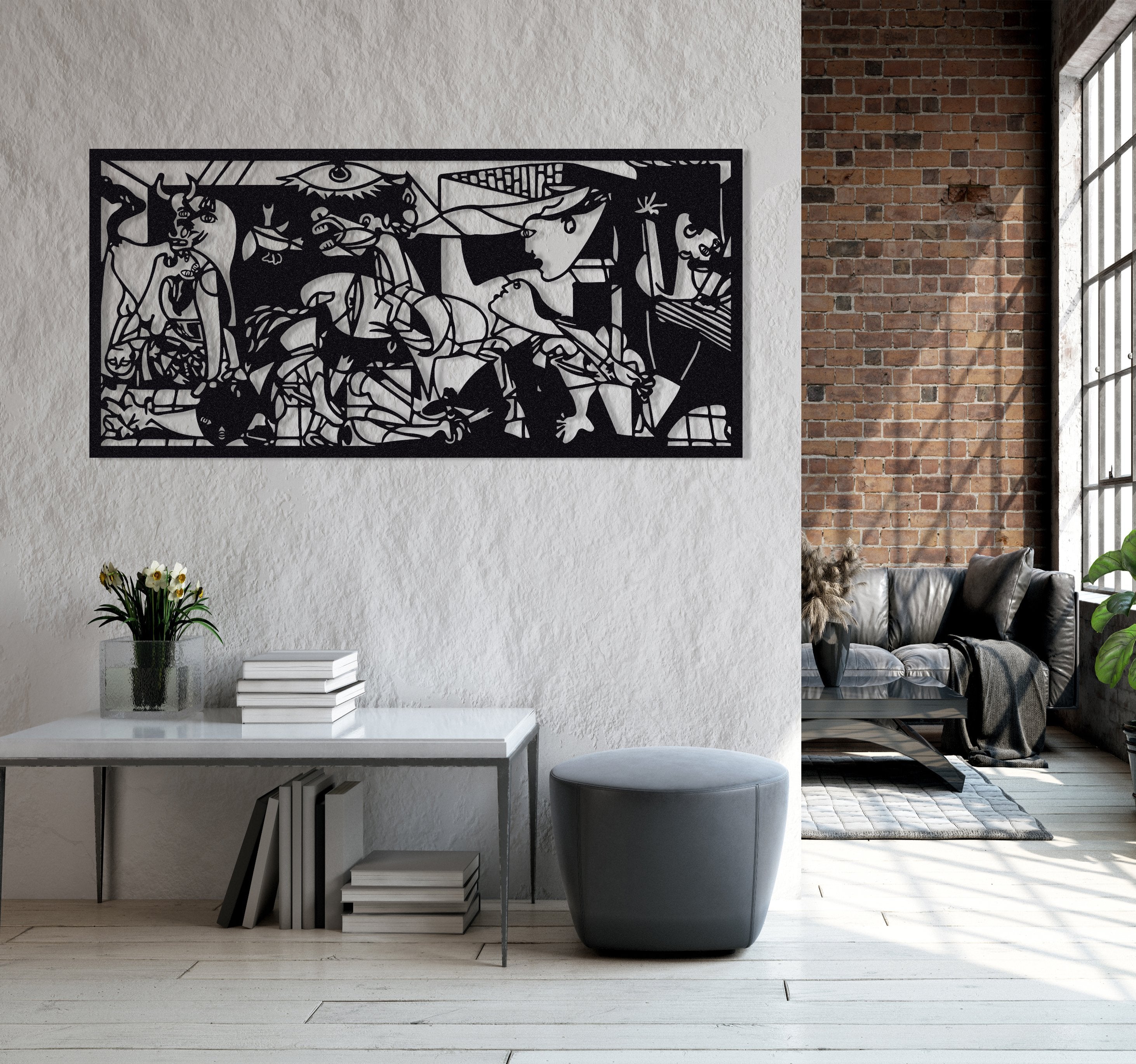 ・"Guernica Pablo Picasso"・Premium Metal Wall Art - Limited Edition