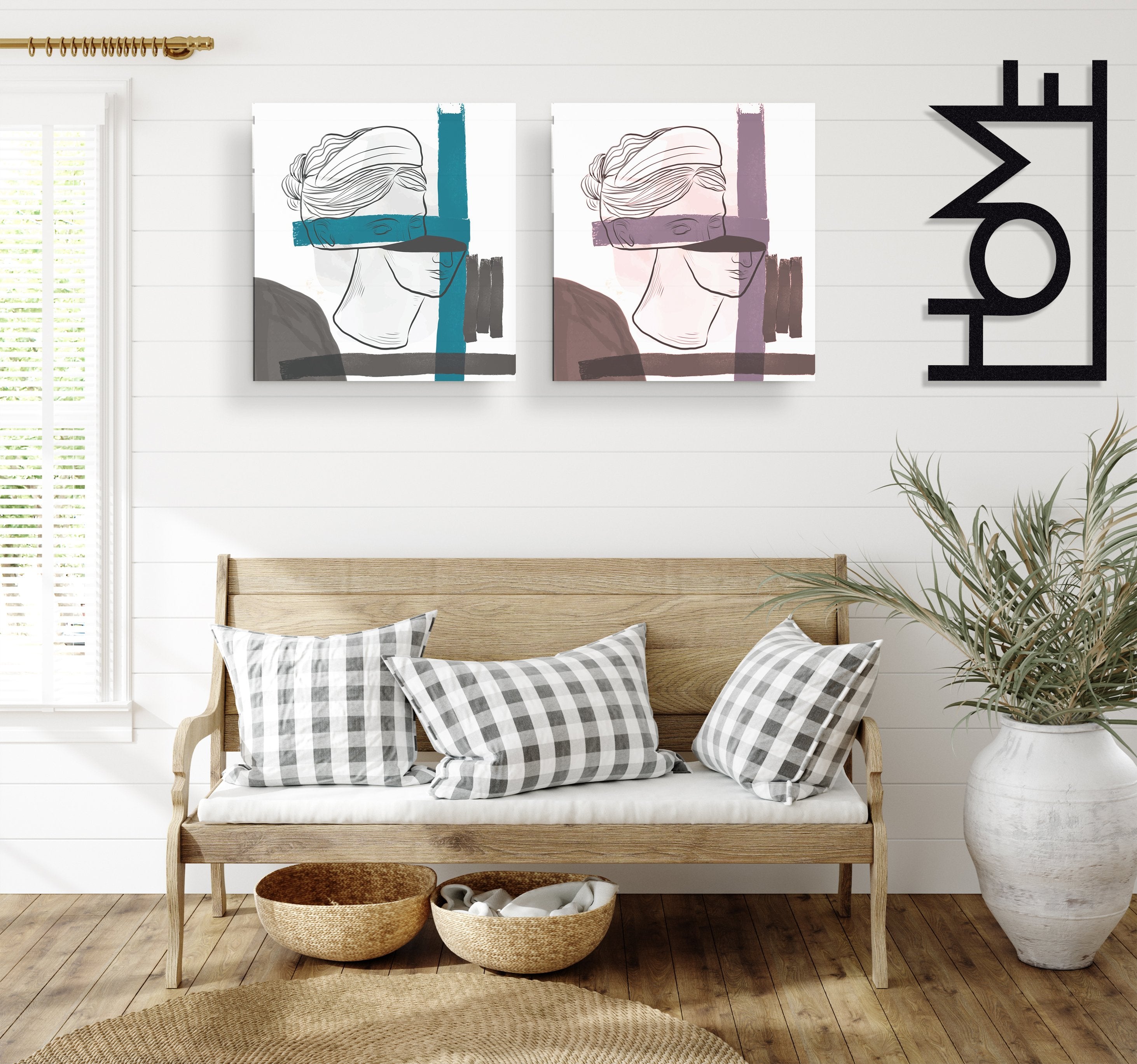 ・"Home Sign"・Premium Metal Wall Art - Limited Edition
