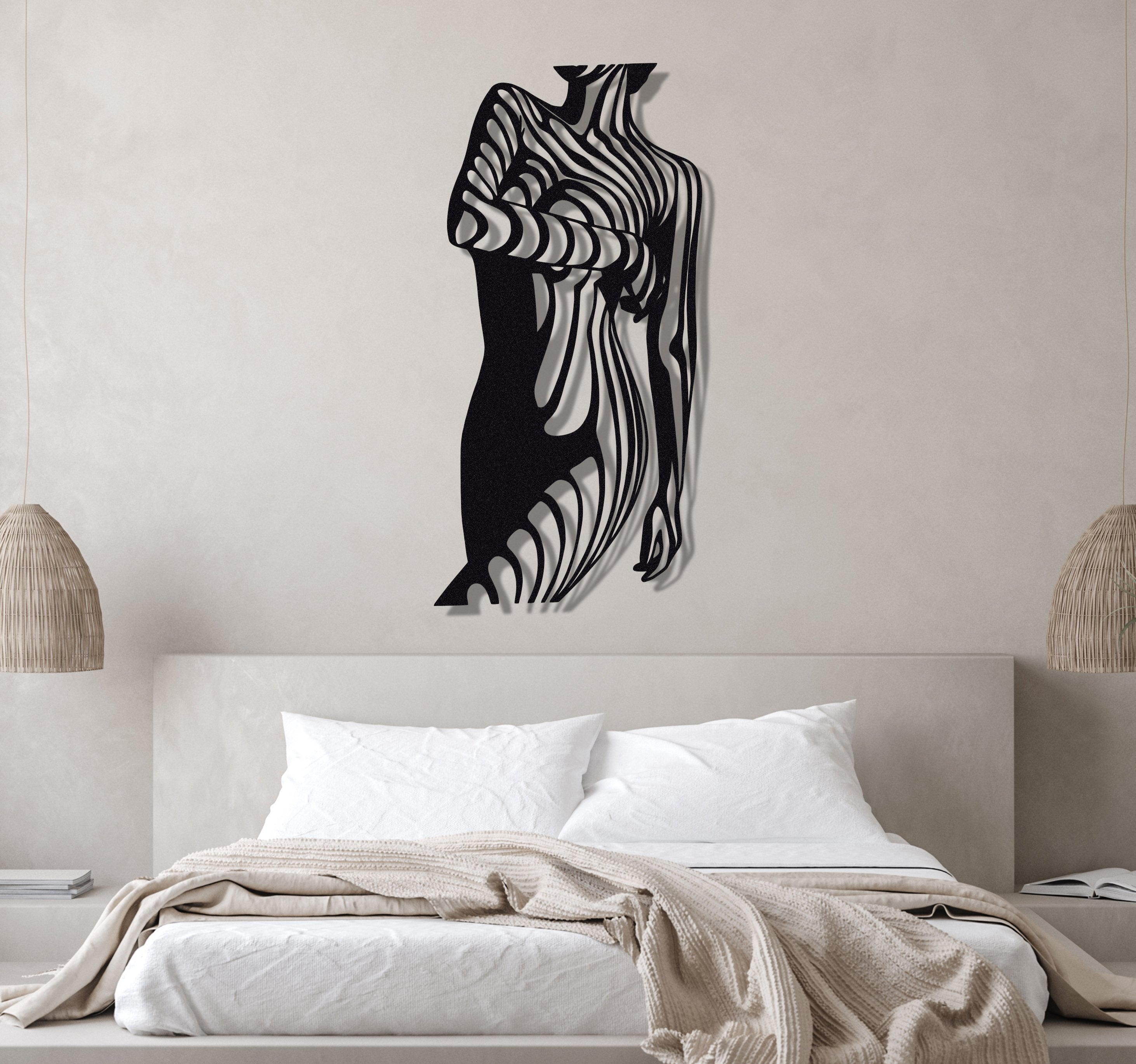 ・"Woman Body Lines"・Premium Metal Wall Art - Limited Edition