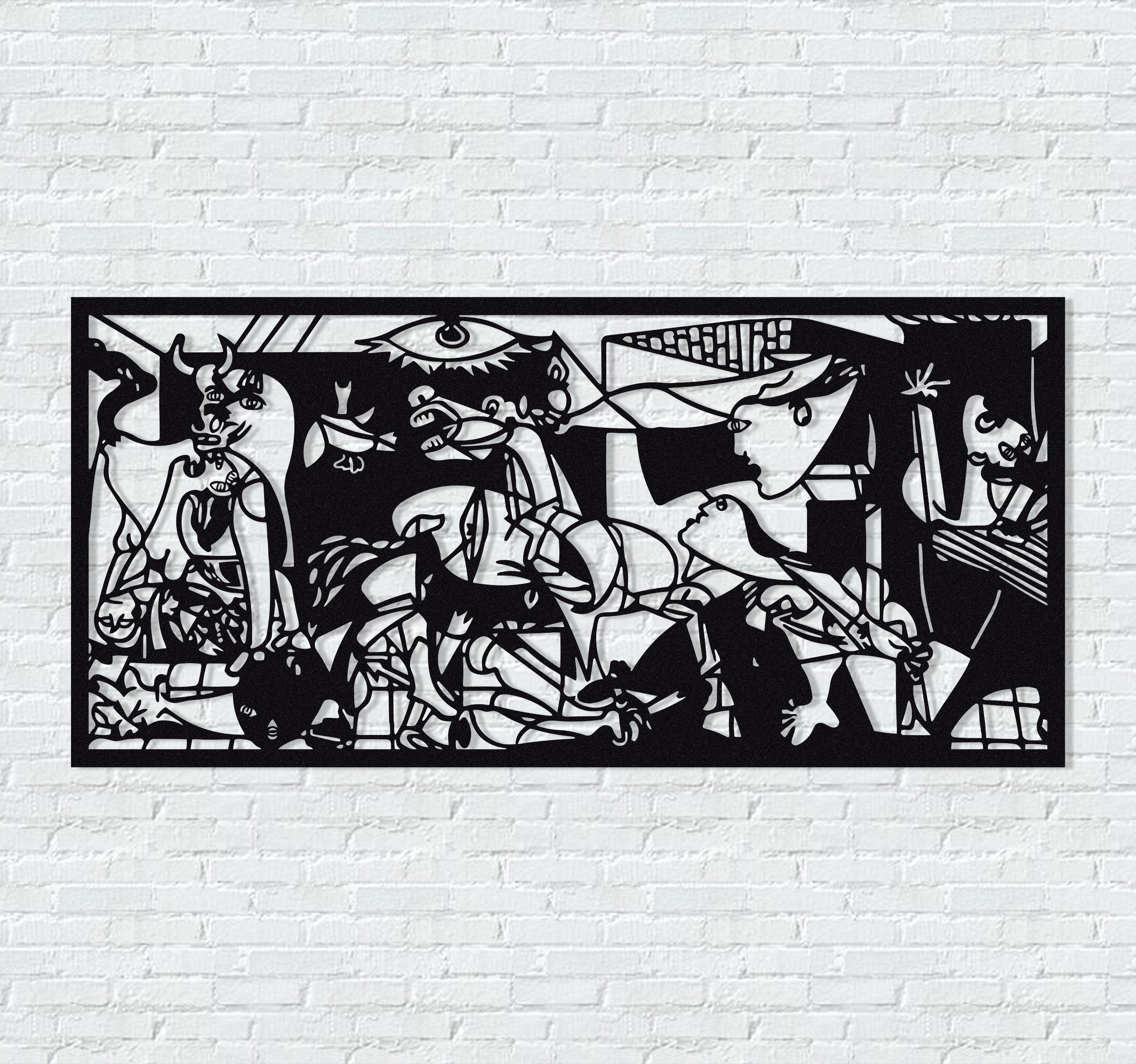・"Guernica Pablo Picasso"・Premium Metal Wall Art - Limited Edition