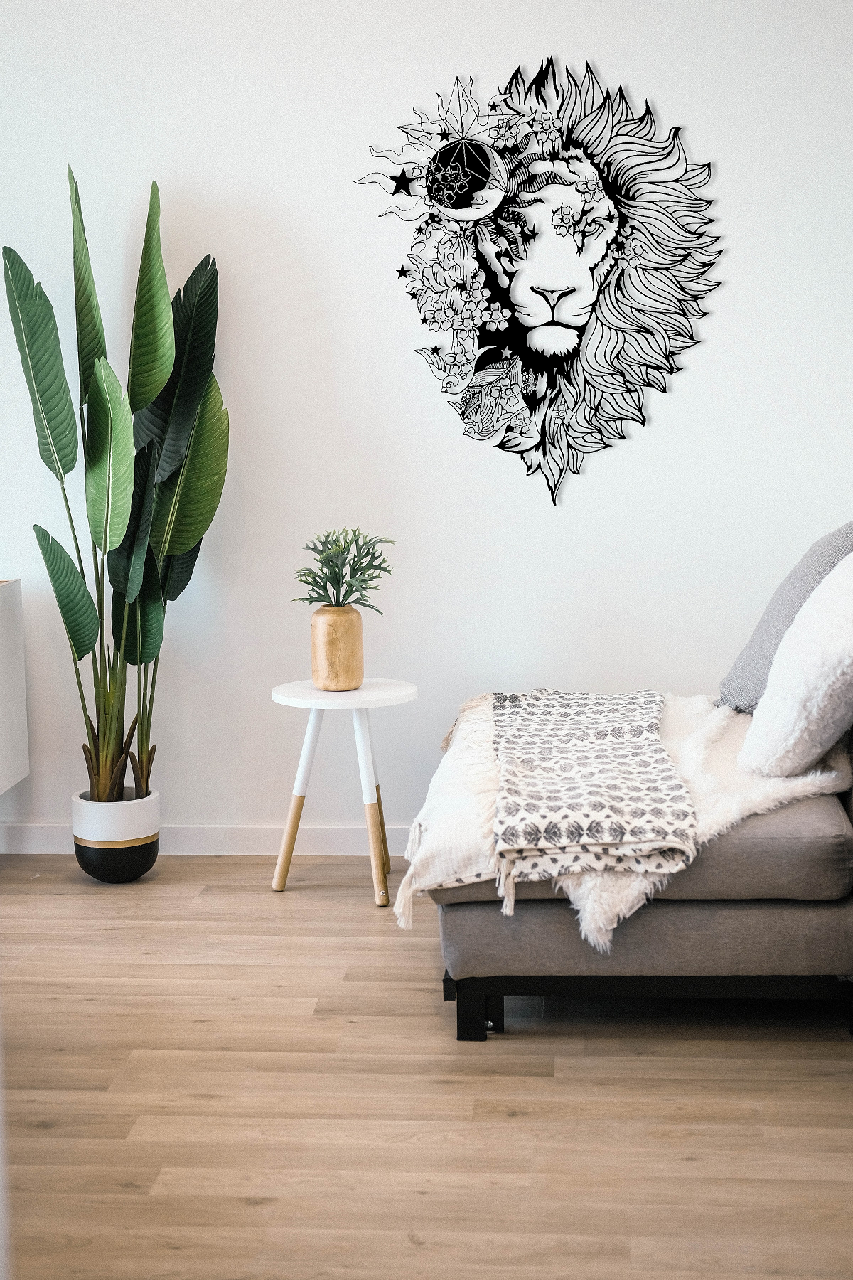 ・"Astro Lion"・Premium Metal Wall Art - Limited Edition